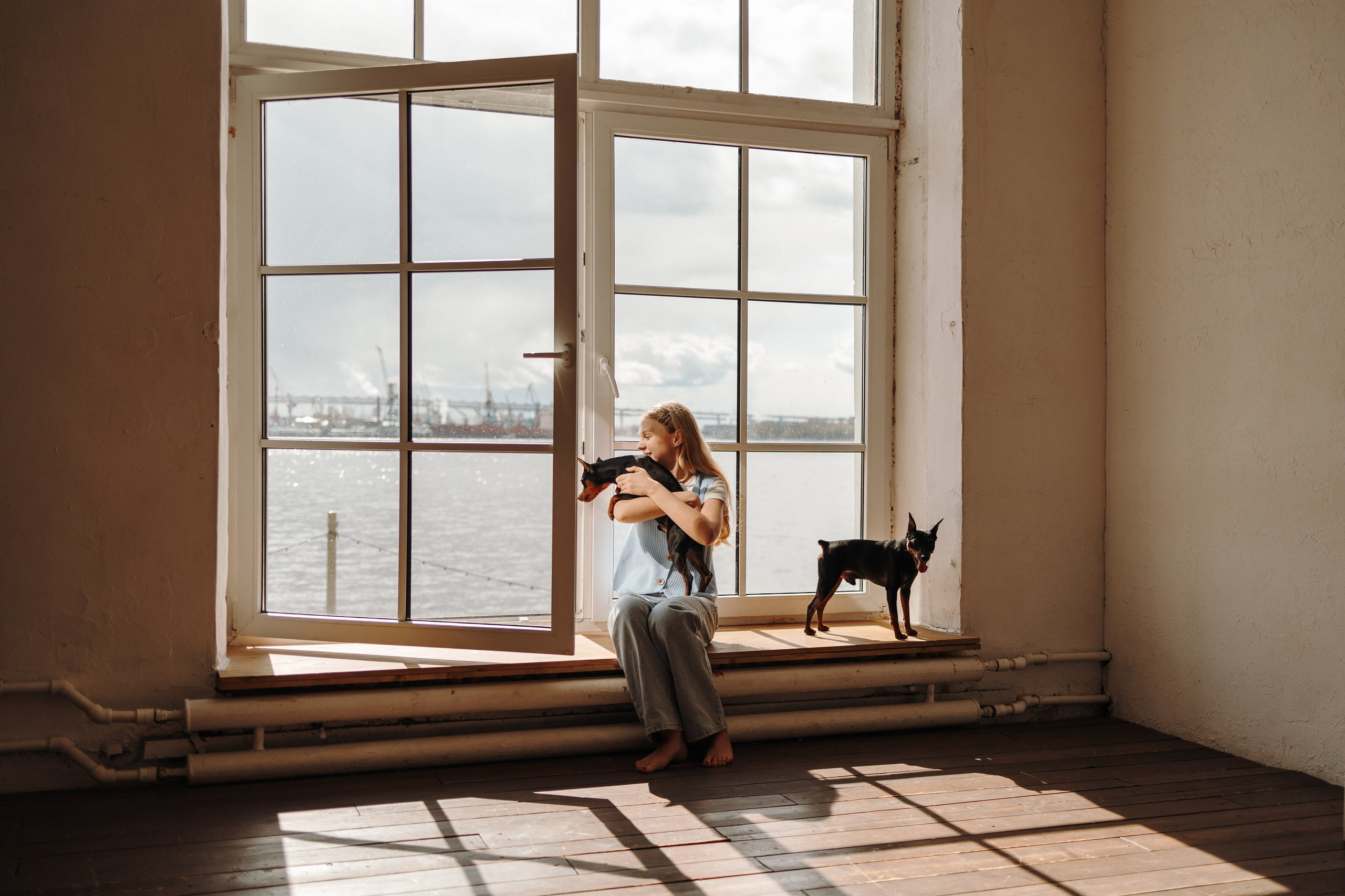 Катя и ее мальчики. Фотограф — Анималист | Санкт-Петербург