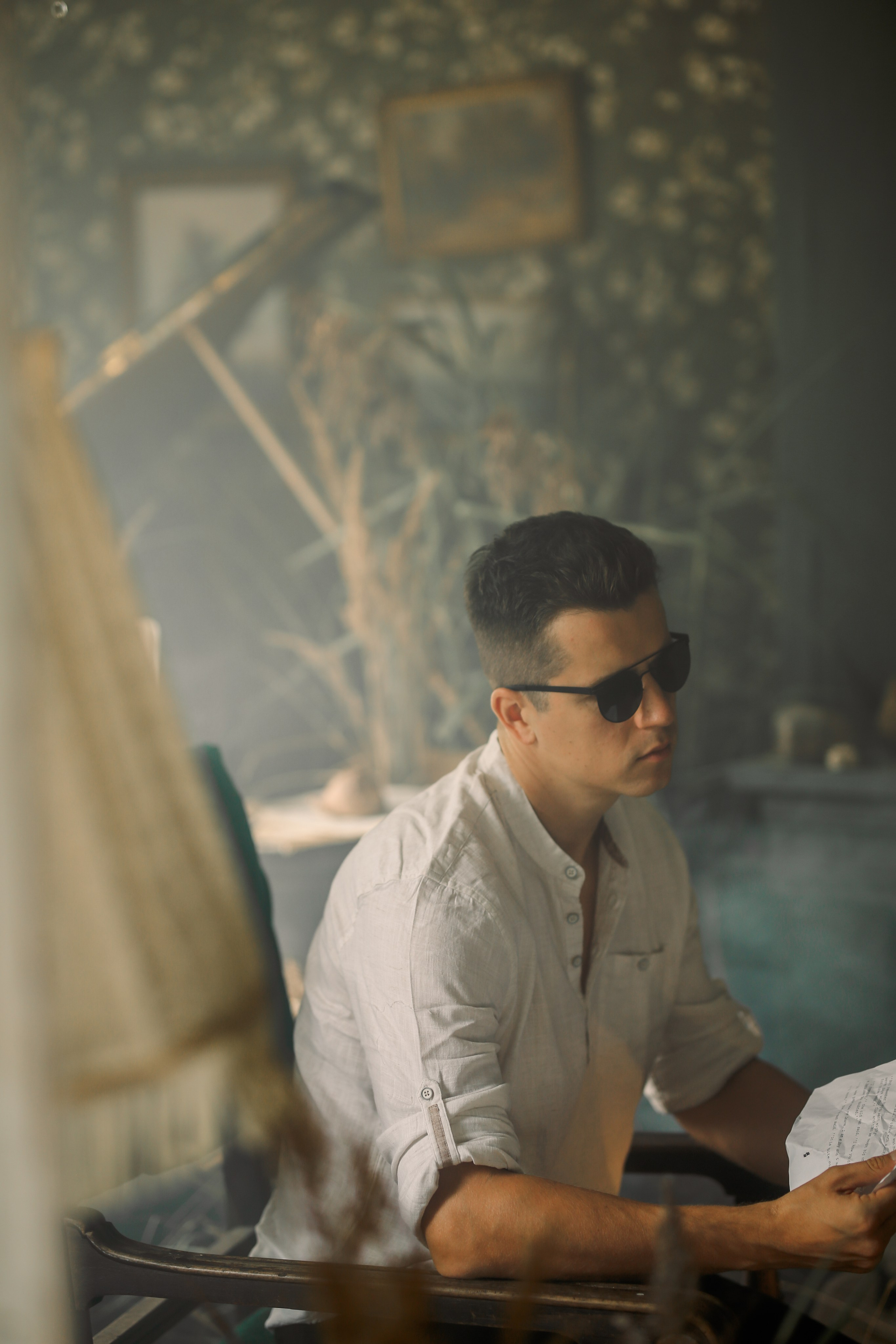 Писатель в Drozd House. Фотограф Анастасия Залевская