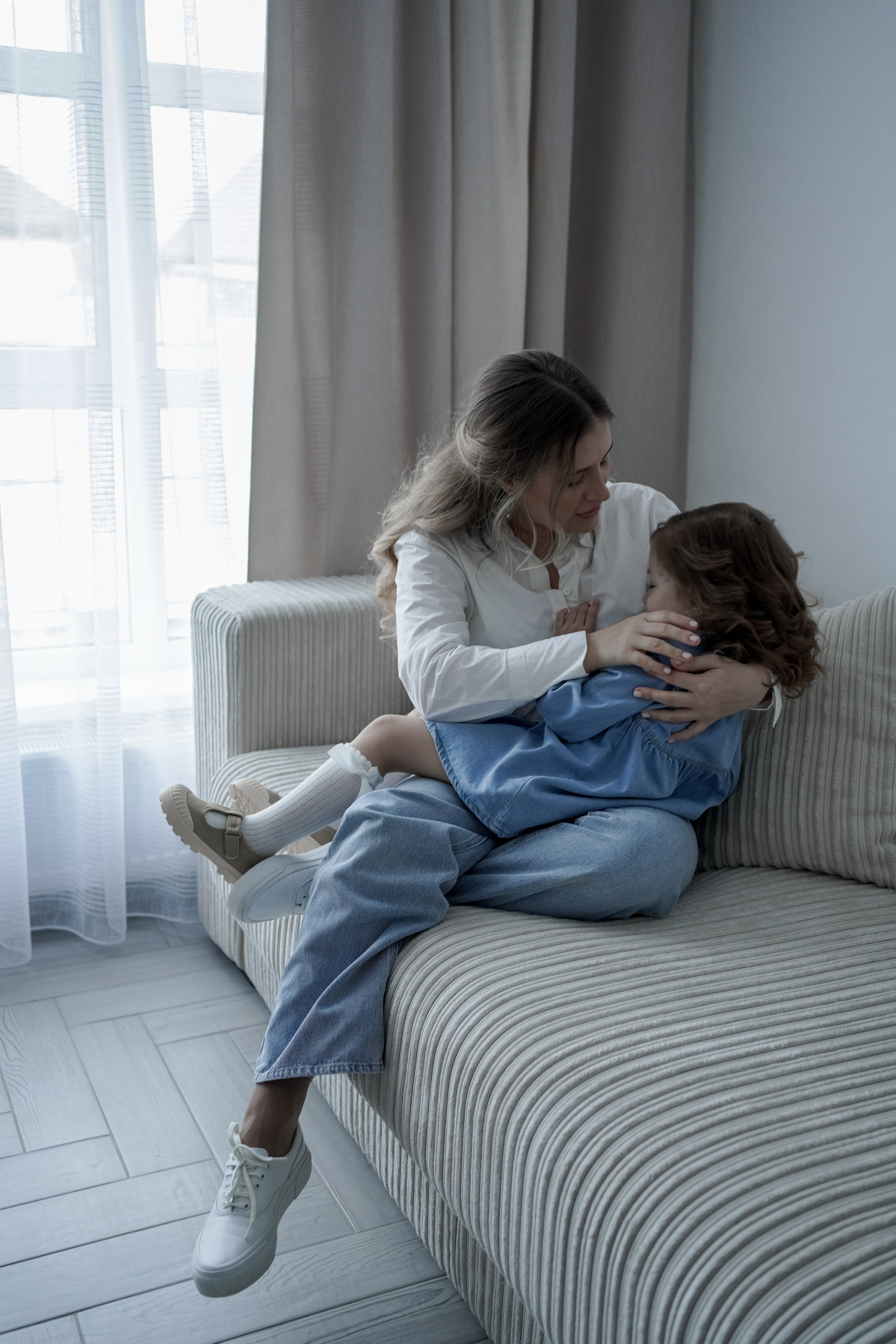 Дома с дочкой. Свадебный и семейный фотограф Афанасьева Анна в Кисловодске