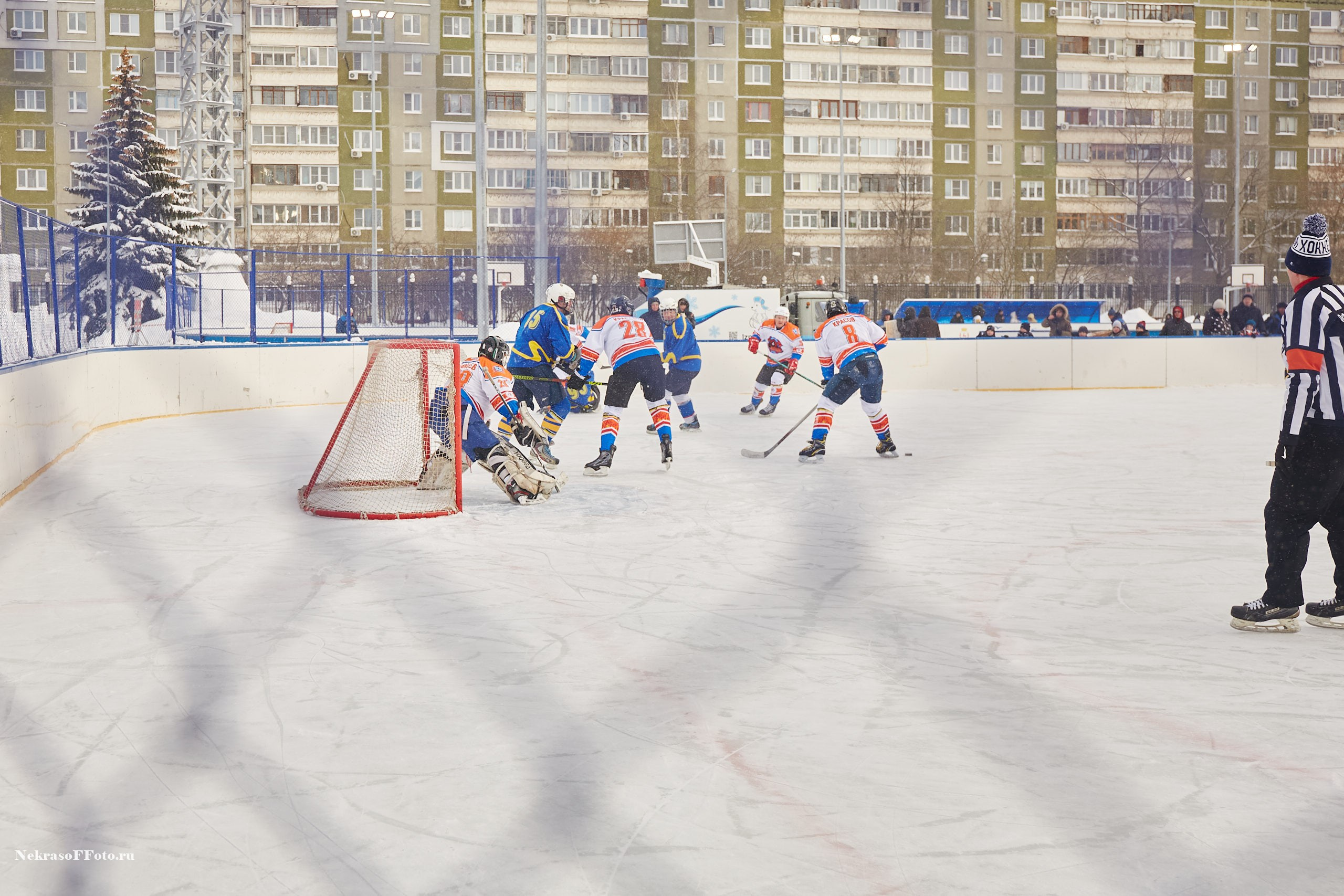 Турнир по хоккею «Русская классика» в рамках Офицерской хоккейной лиги. Спортивный фотограф Некрасов Денис