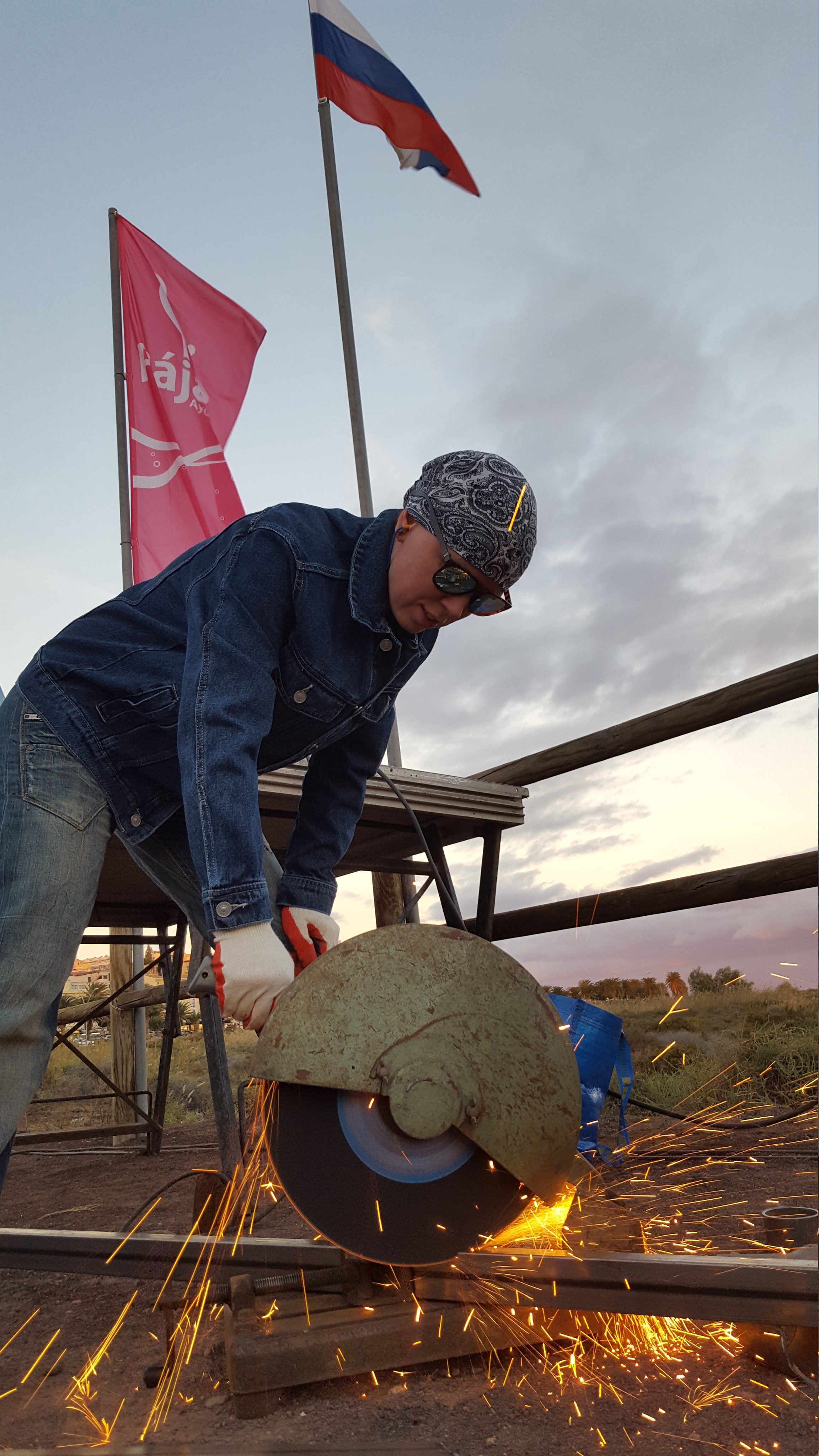 Исчезающий/ Испания/Канарские о-ва/Фуэртевентура/2018. Художник — скульптор Антонина Фатхуллина
