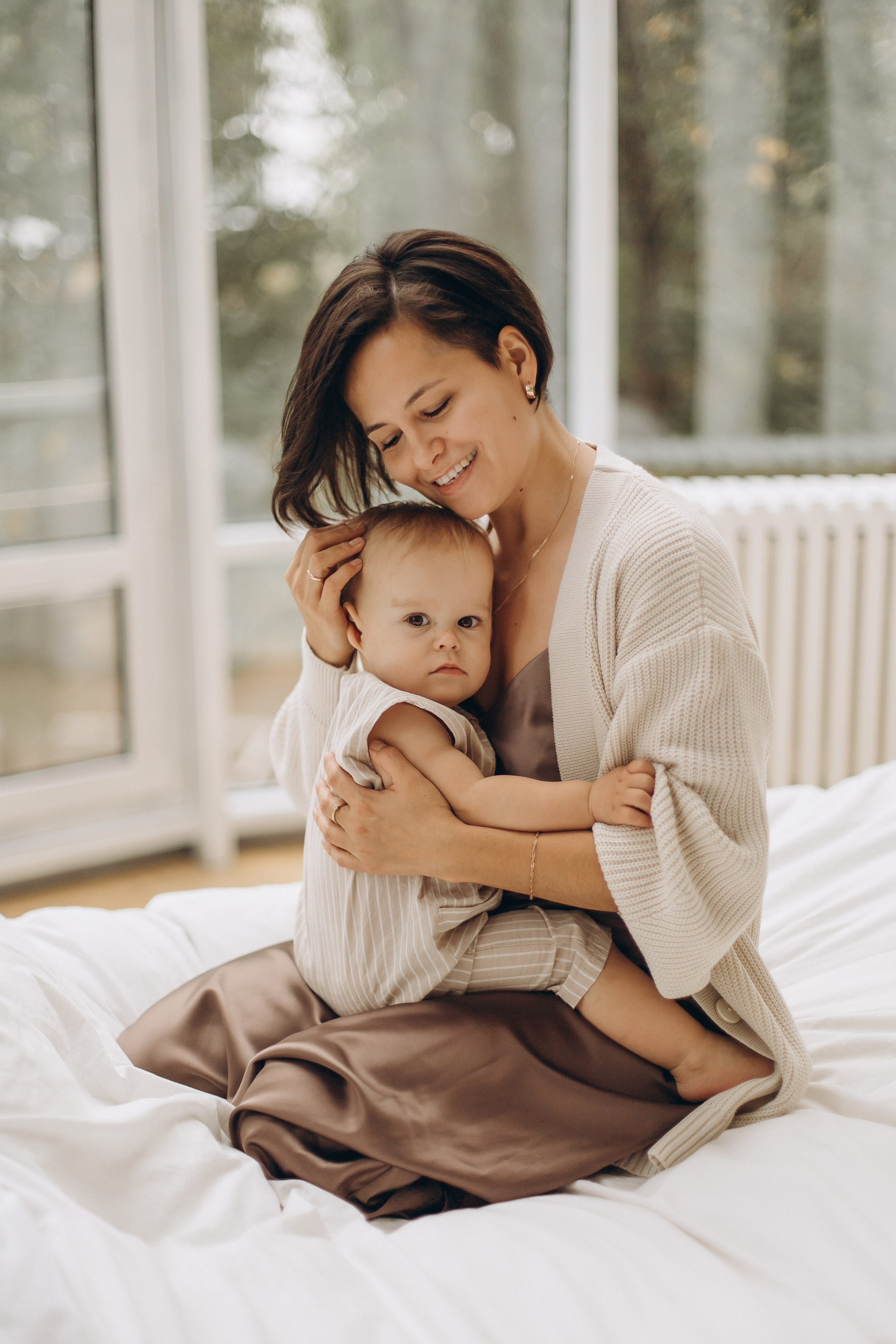 Фотосессия с малышом в студии. Семейный фотограф в Москве и Королеве Евгения Баукова