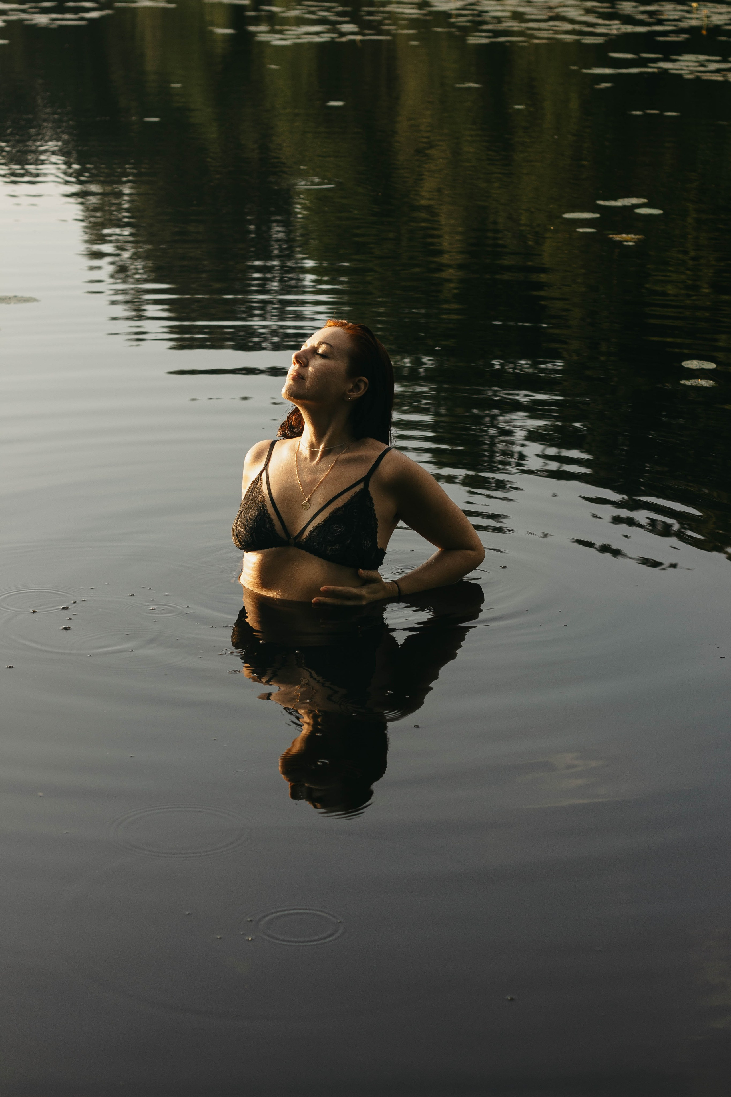 Маша. Закат. Озеро. Фотограф в Санкт-Петербурге Головина Анастасия
