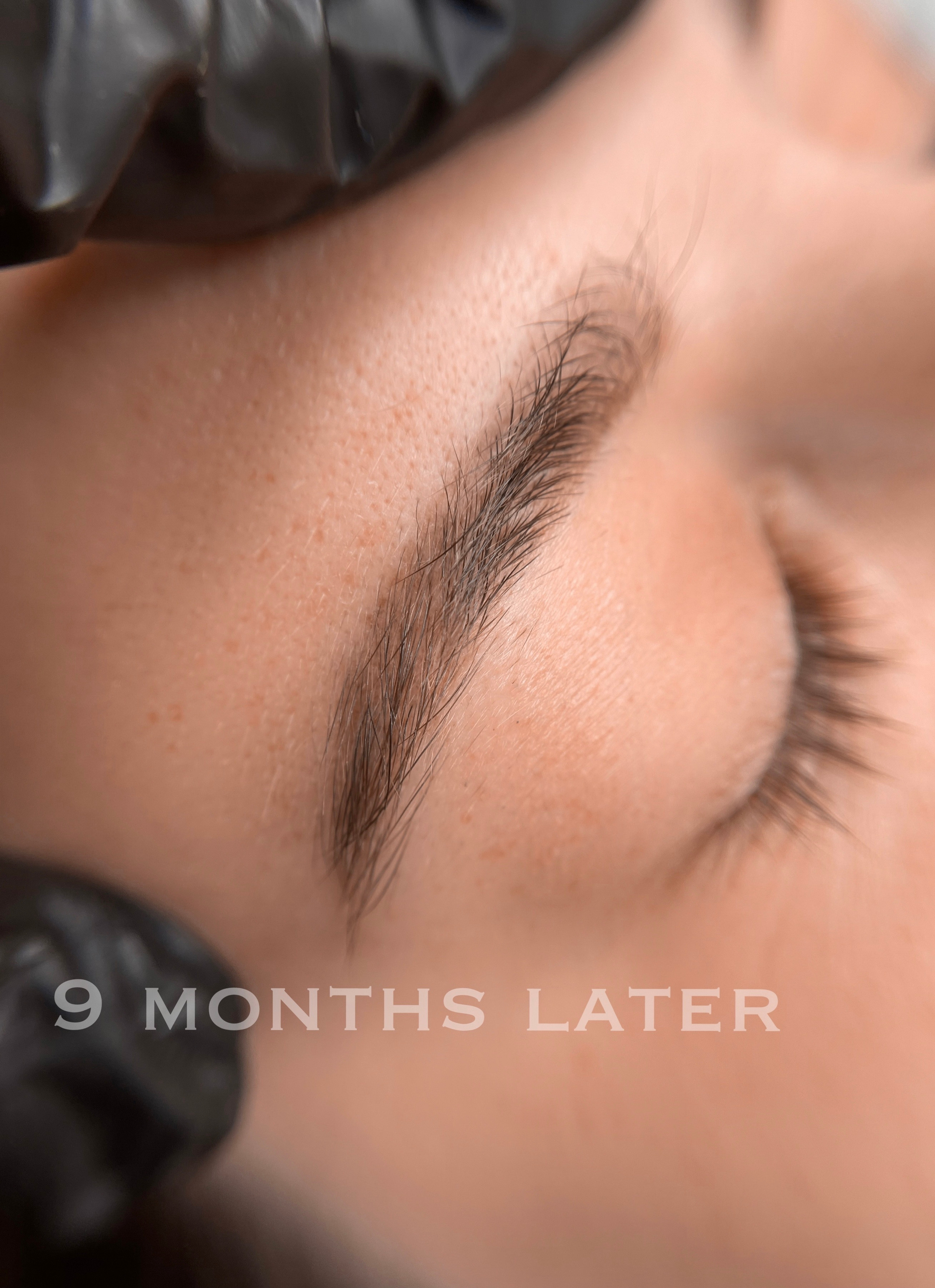 как выглядят брови через год и более после перманентного макияжа