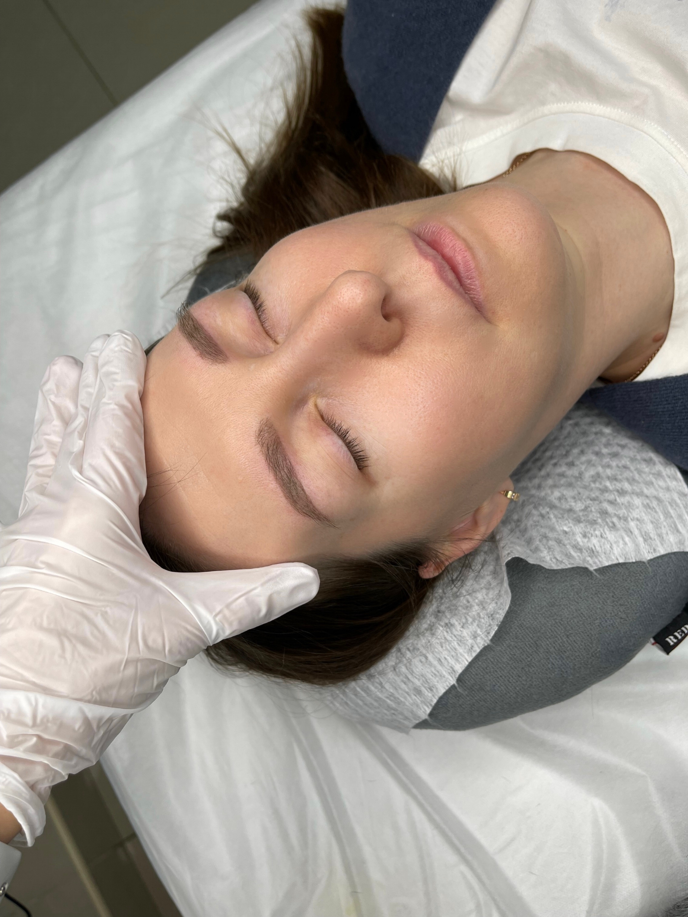 зажившие брови после первичной процедуры