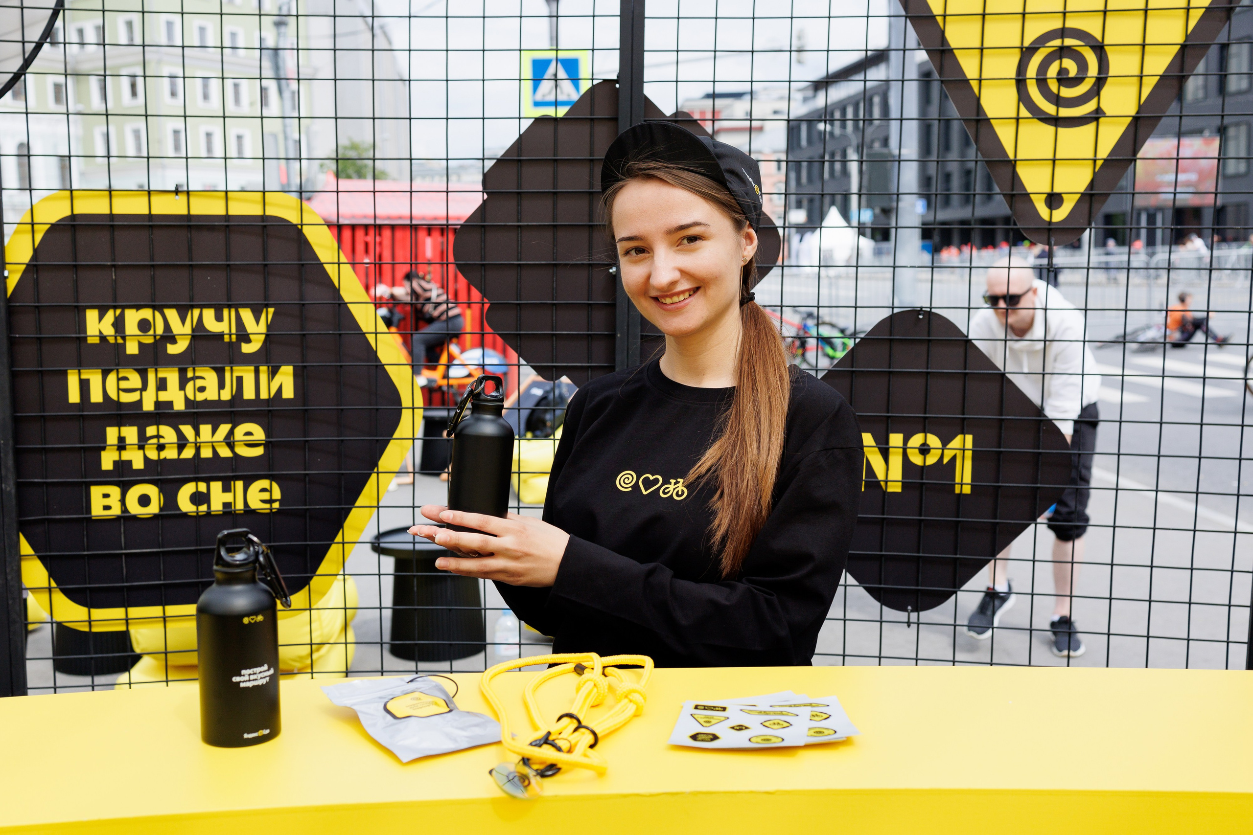 Яндекс Еда на Московском велофестивале. Коммерческий фотограф Ксения Есина