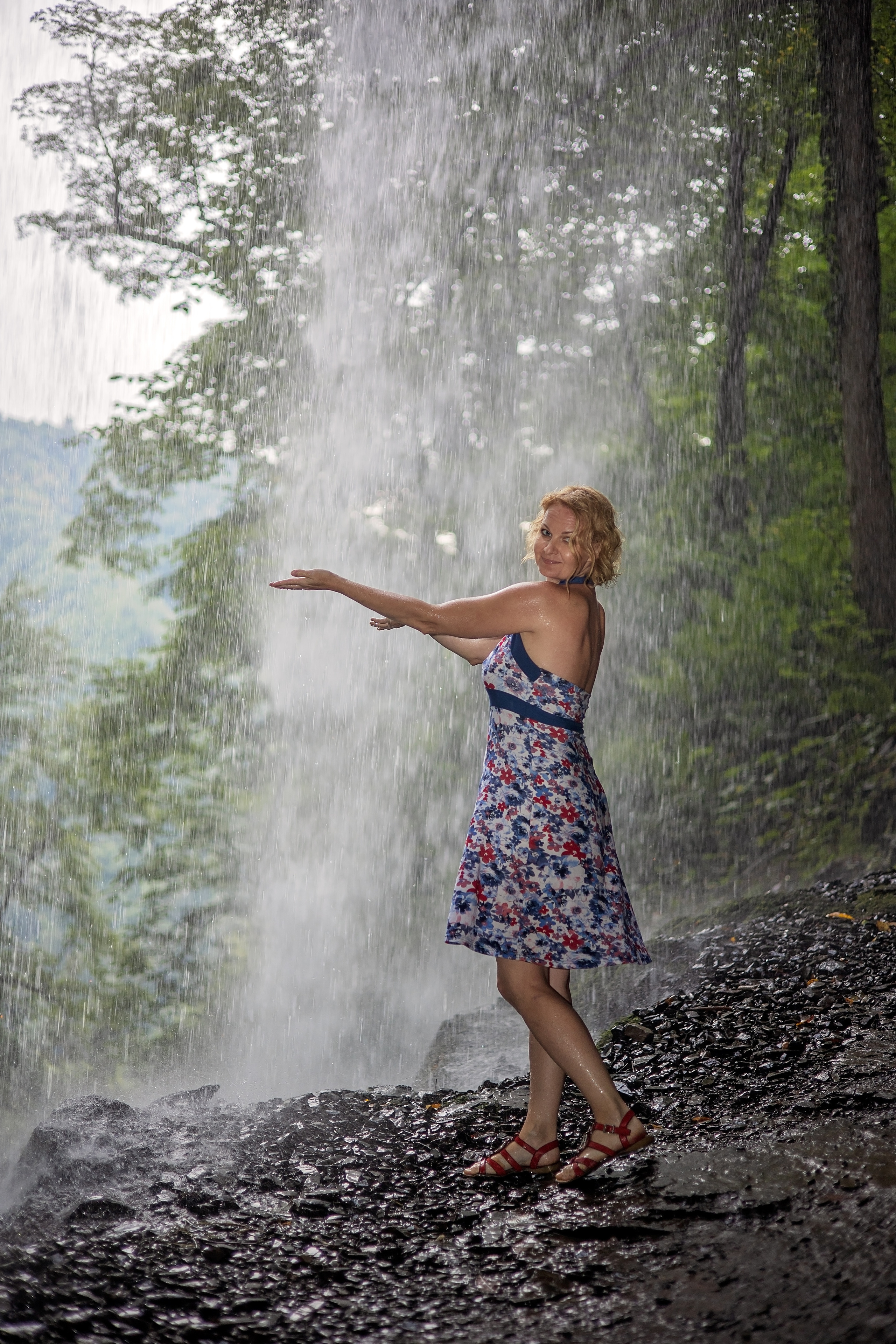 3 водопада за день!. Свадебный и семейный фотограф в Абхазии Эля Цишба