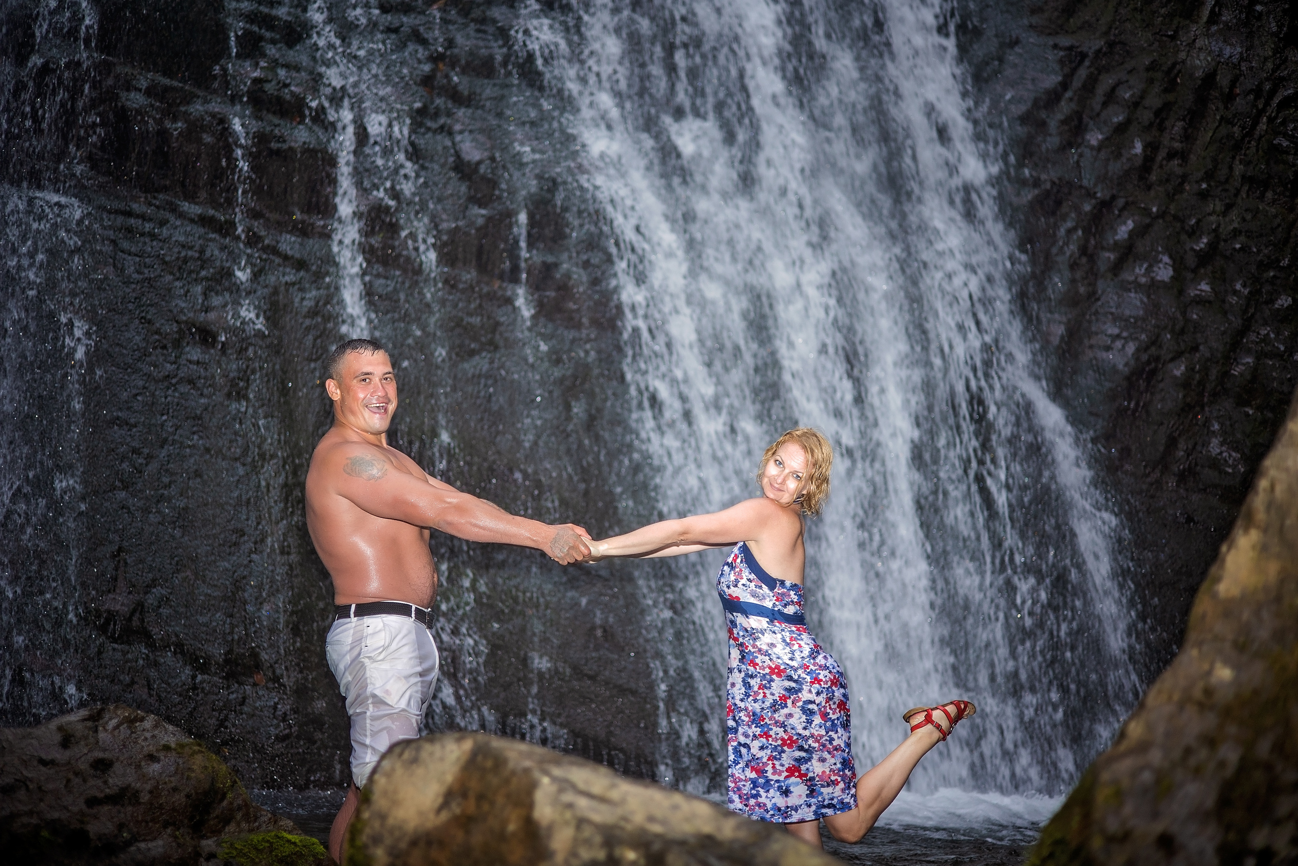 3 водопада за день!. Свадебный и семейный фотограф в Абхазии Эля Цишба