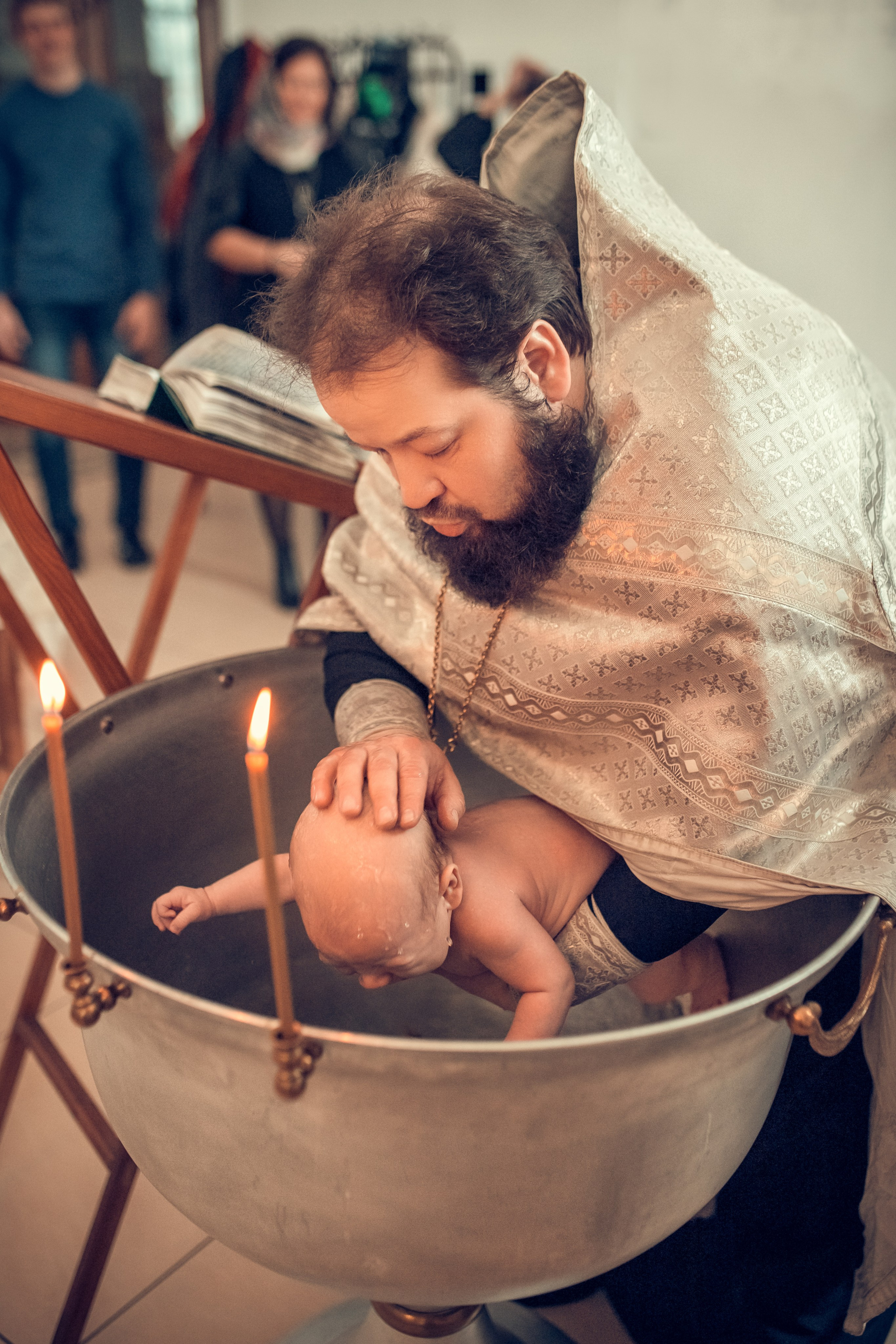 Таинство крещения Алексея. Екатерина Крапивина фотограф церковных Таинств в Нижний Новгороде