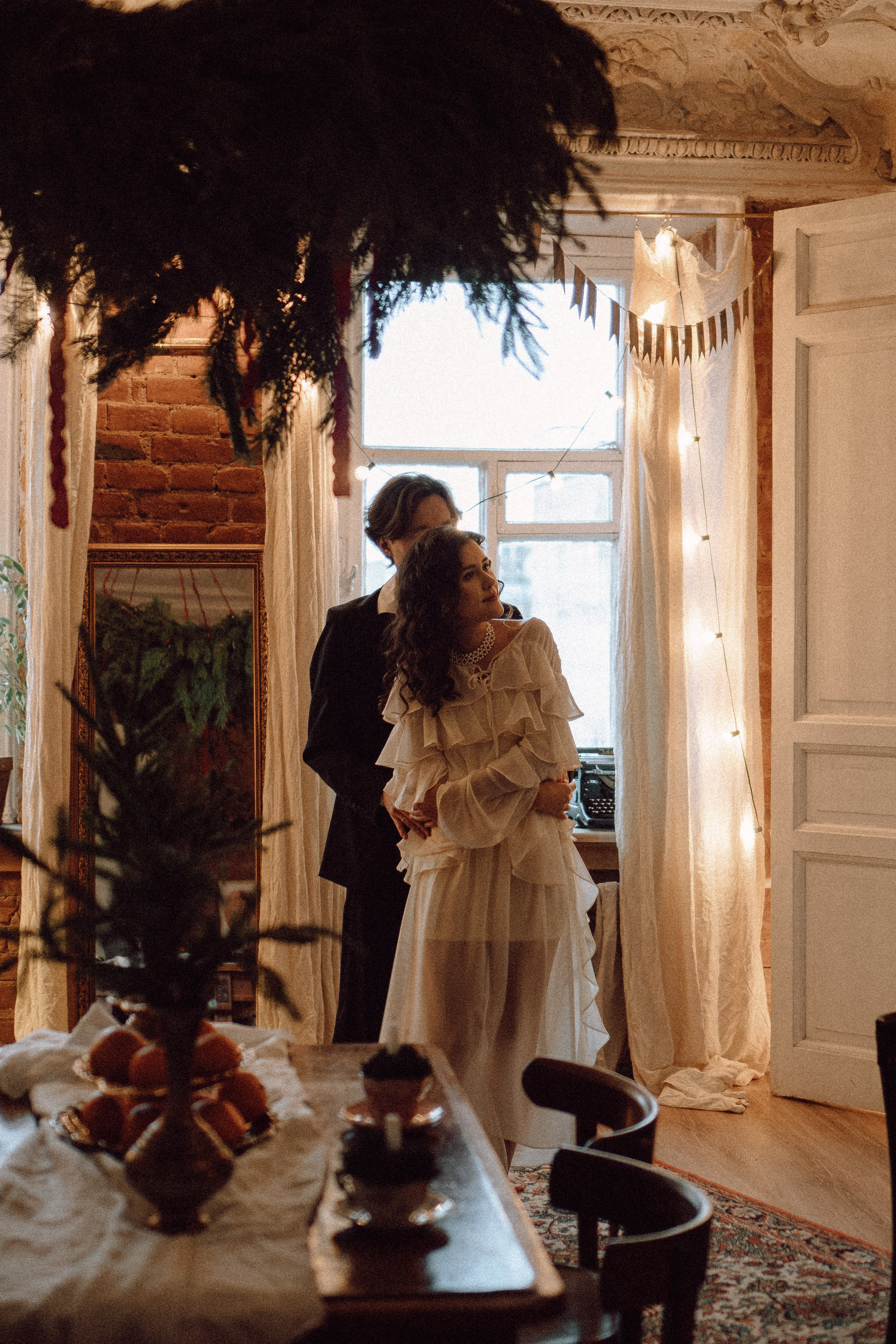 УТРО ЖЕНИХА И НЕВЕСТЫ В ФОТОСТУДИИ И ОСНОВНАЯ ФОТОСЕСИСИЯ ЗИМОЙ. Профессиональный фотограф, Санкт-Петербург — Виктория Богомолова