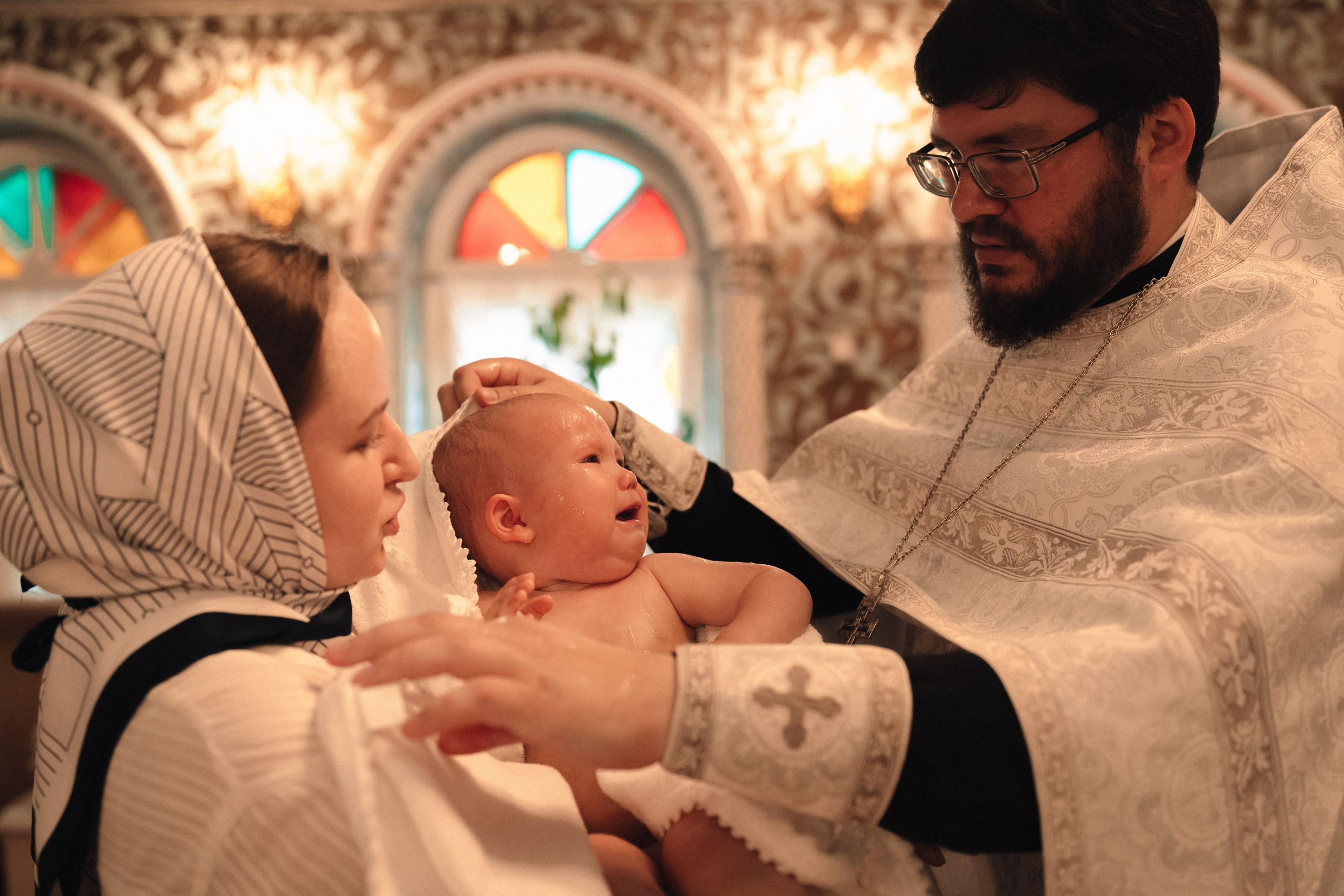 Крещение Майи. Семейный фотограф Валерия Фабричникова, Москва