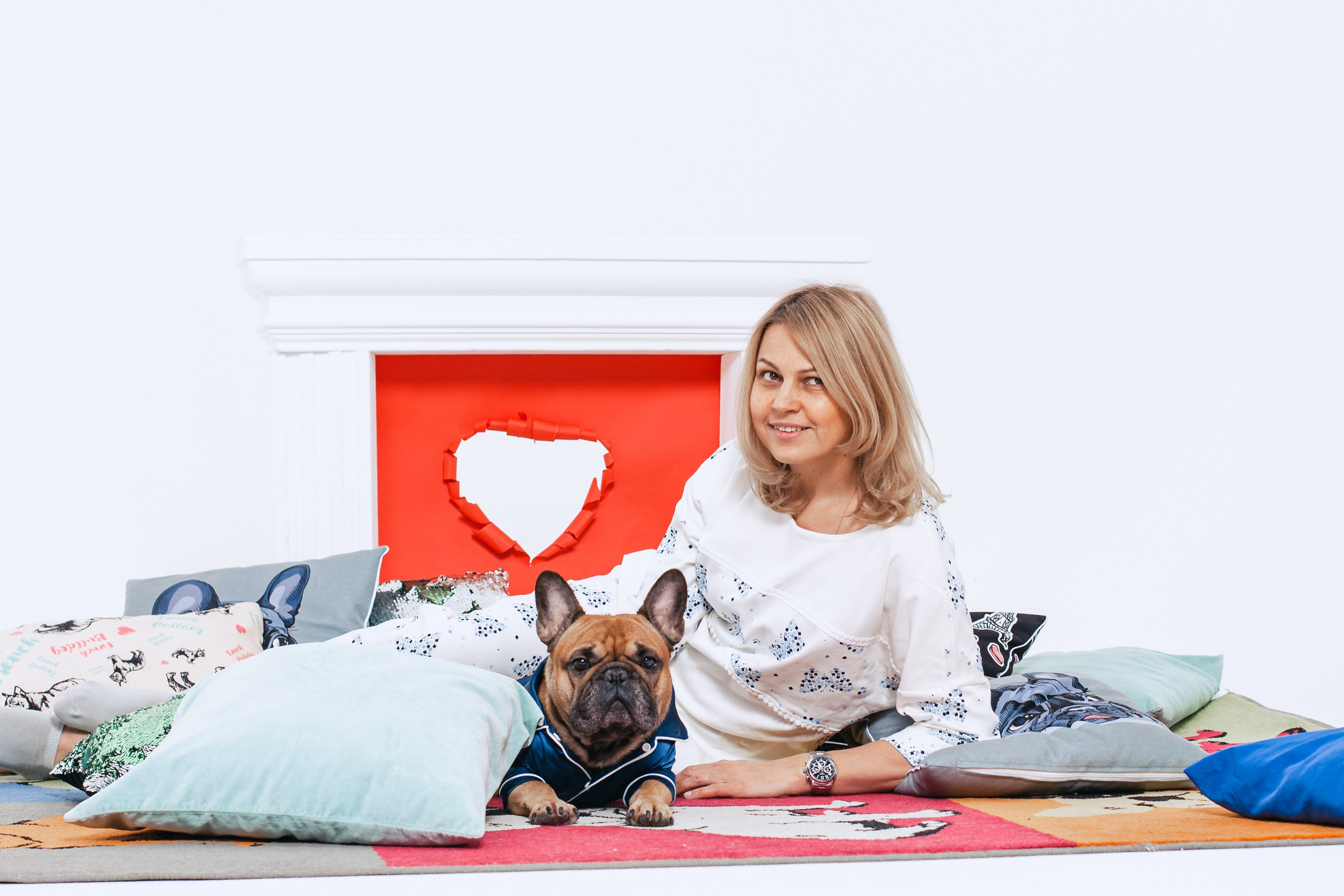 Пижамная вечеринка французских бульдогов и их хозяев. Фотограф-анималист Татьяна Степанова