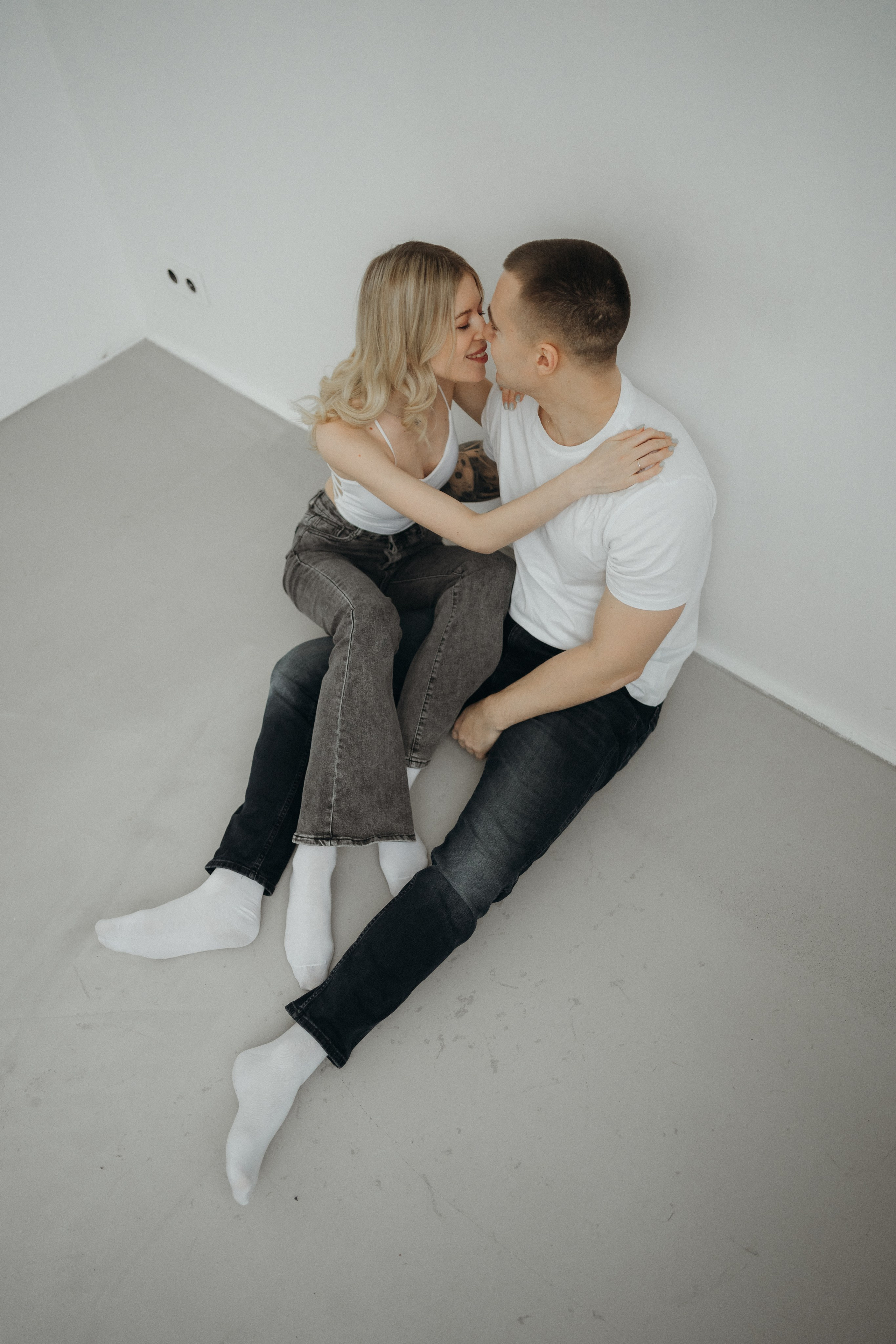 Парная фотосессия в студии в Архангельске. Портретный и свадебный фотограф в Архангельске Елизавета Стрекаловская