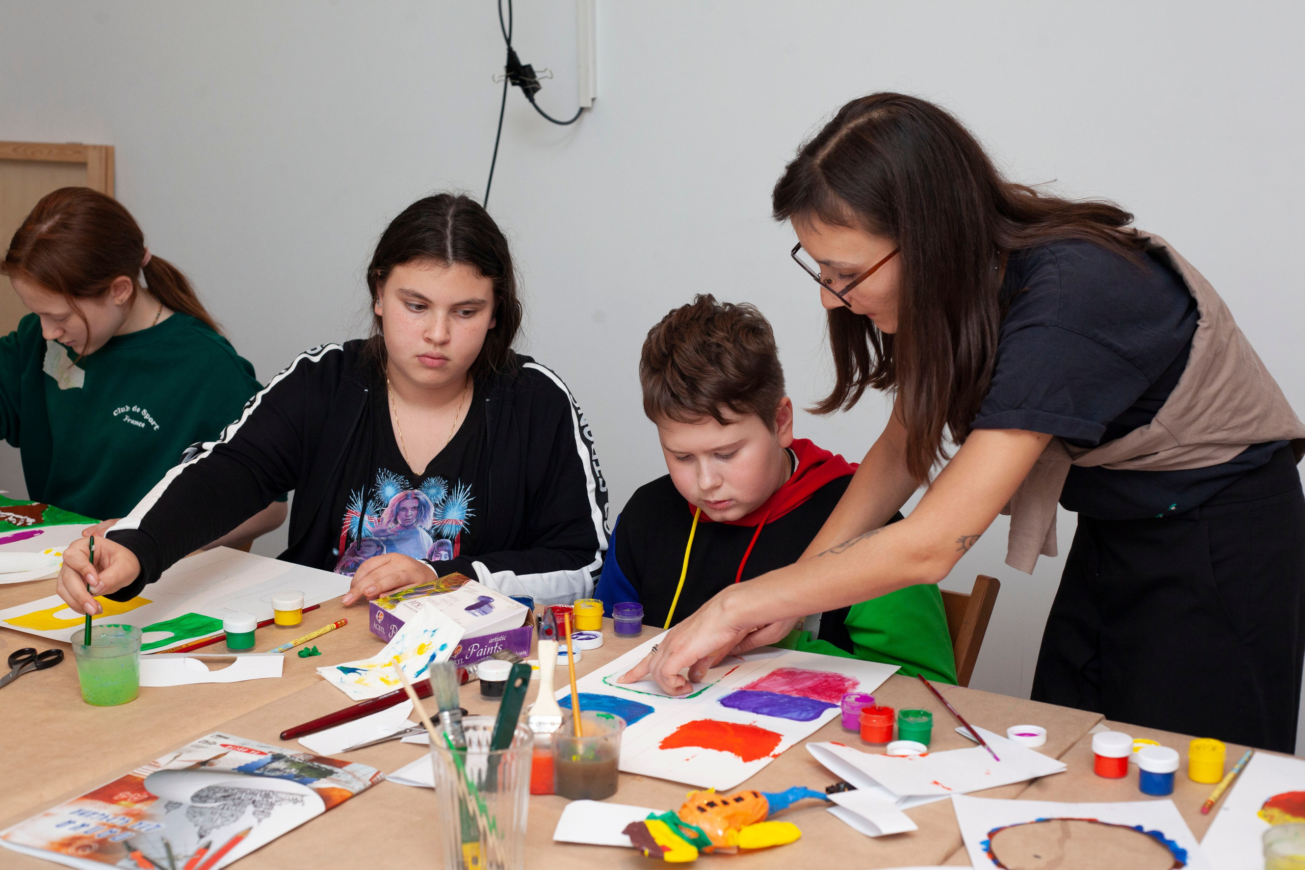 Детский мастер-класс в ММОМА. Stanislav Baryshev — People. Emotions. Atmosphere