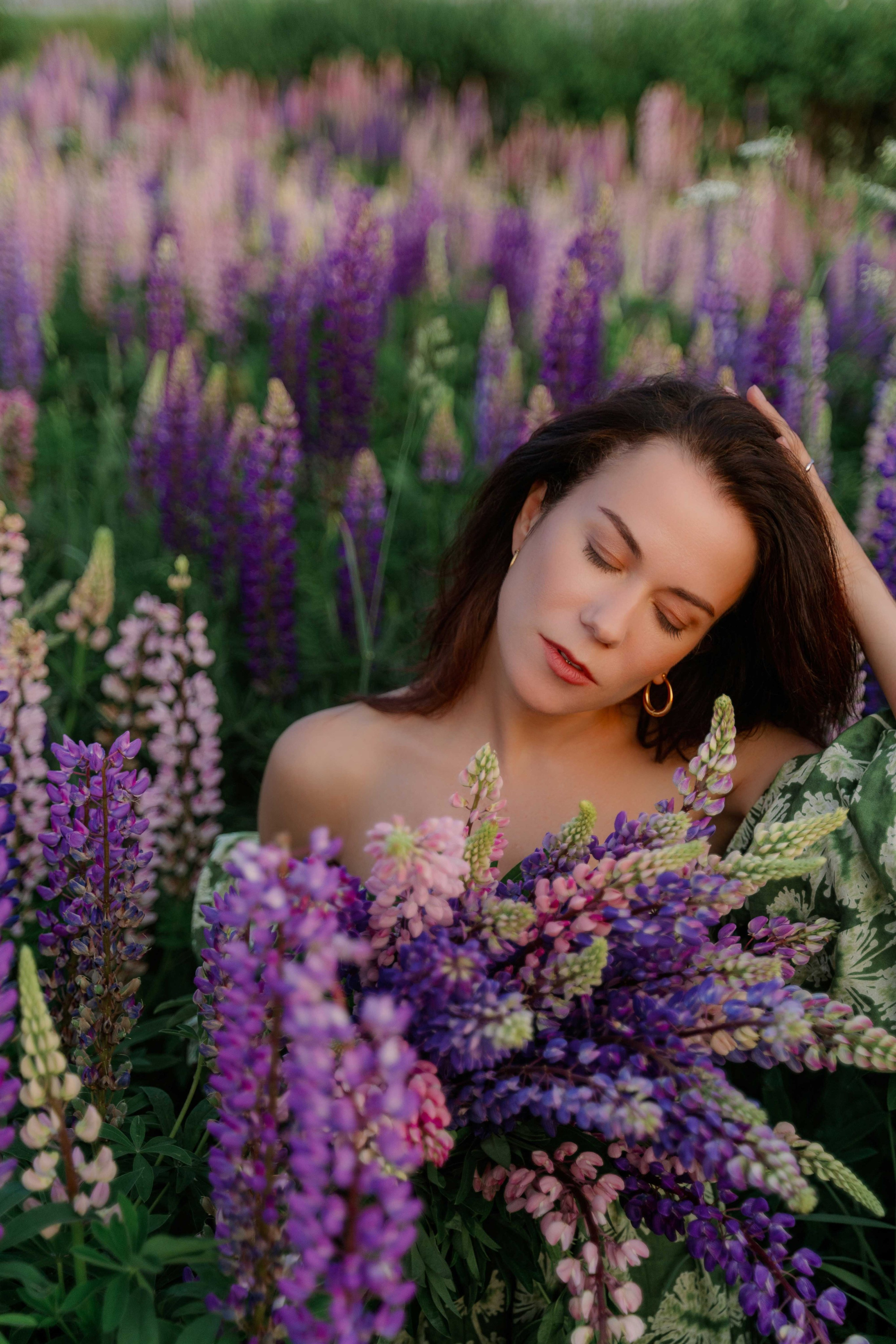 Наташа и люпины. Фотограф и видеограф в Москве и Абу Даби Мария Кулагина