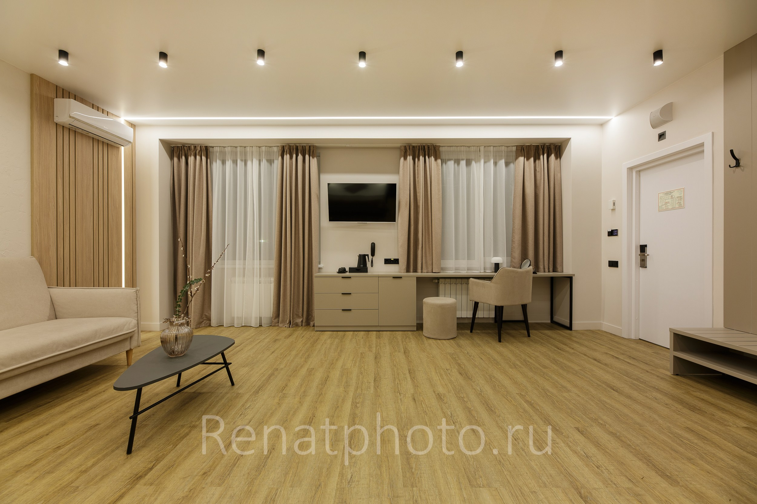 Интерьерная фотосъёмка отелей в г. Анапа. Профессиональная фотосъёмка интерьеров, предметная фотосессия еды для меню г. Анапа