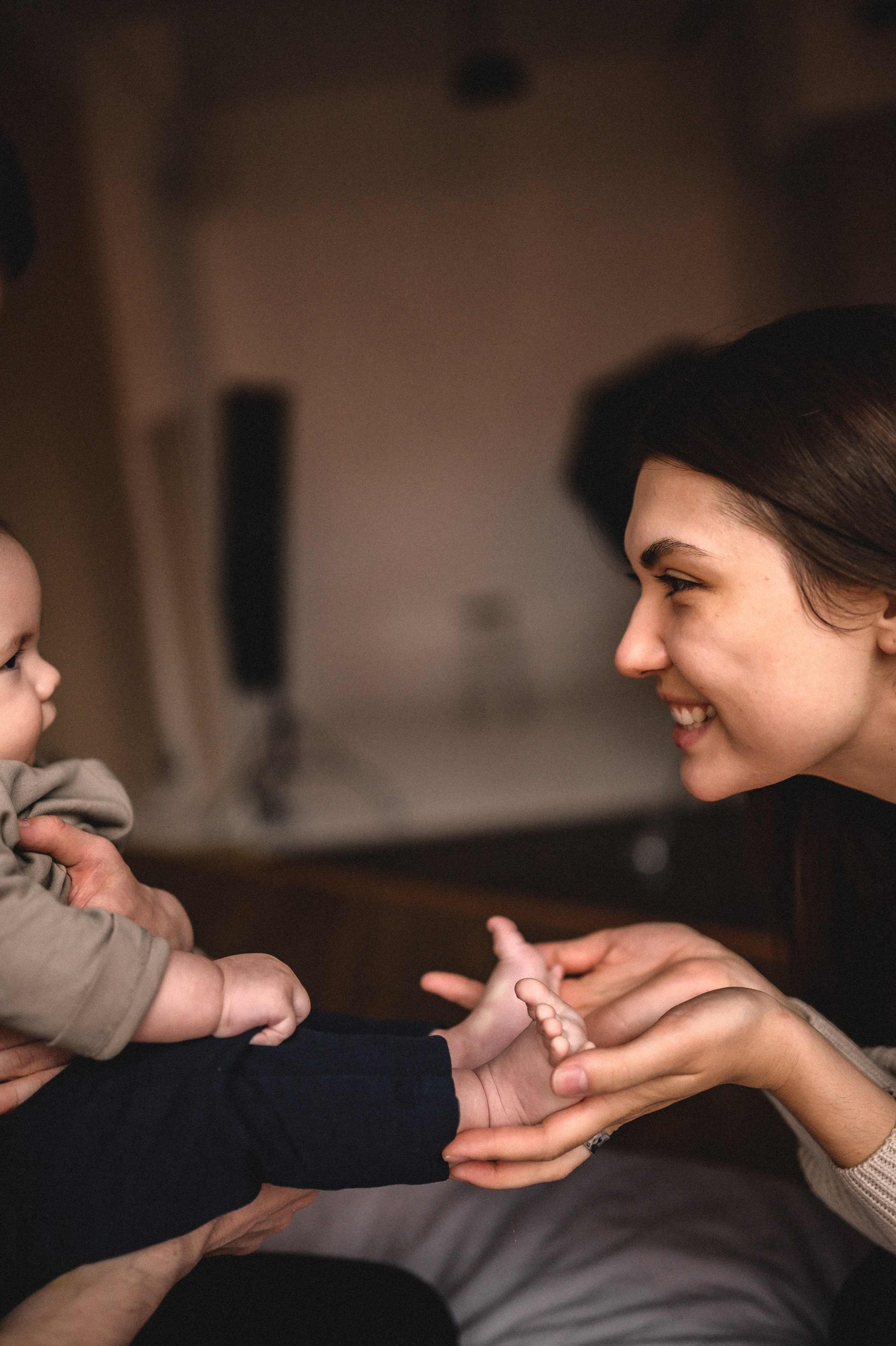 Вова, Юля и Максим в студии Москва. Семейный и свадебный lifestyle-фотограф в Москве Мария Петрова
