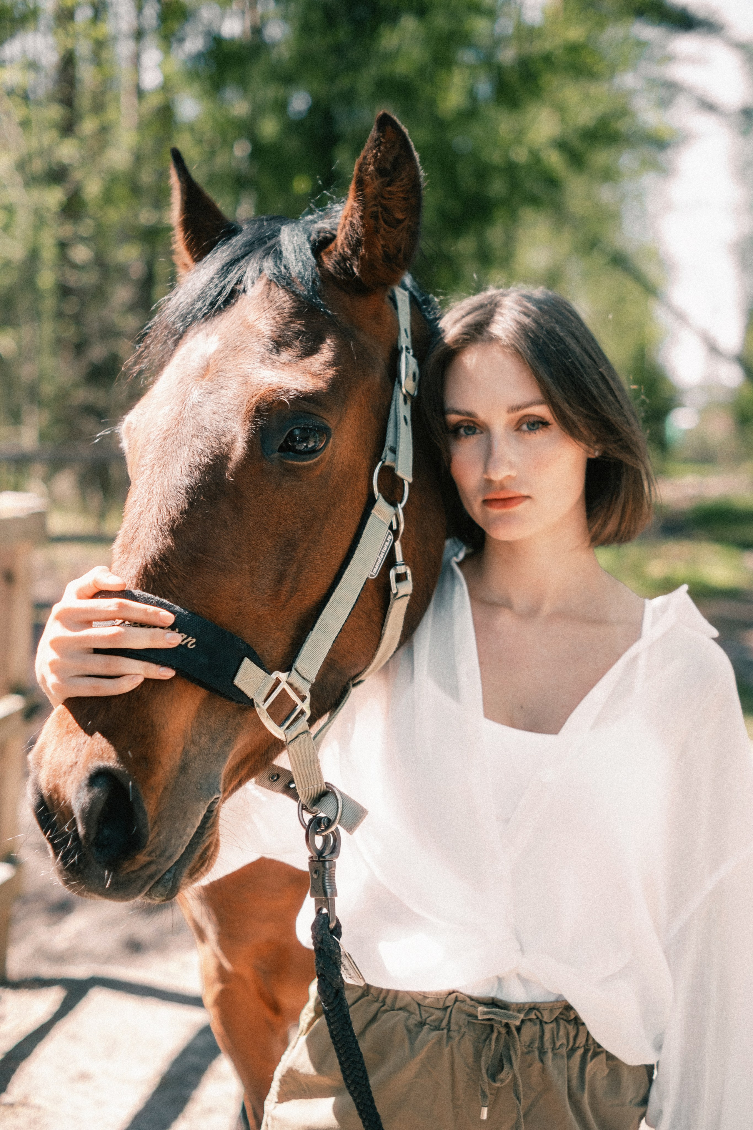 Наташа. Съёмка с лошадкой. Lickord