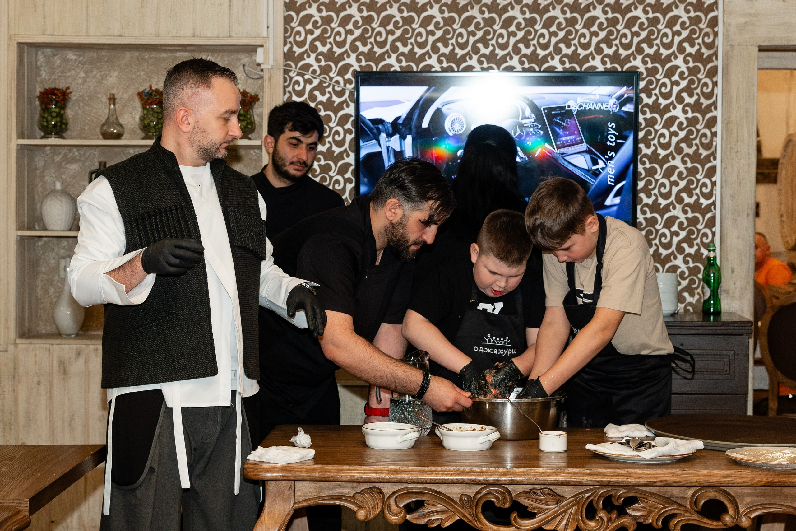 Кулинарный мастер-класс (Оджахури). Татьяна Чернышова свадебный фотограф Москва