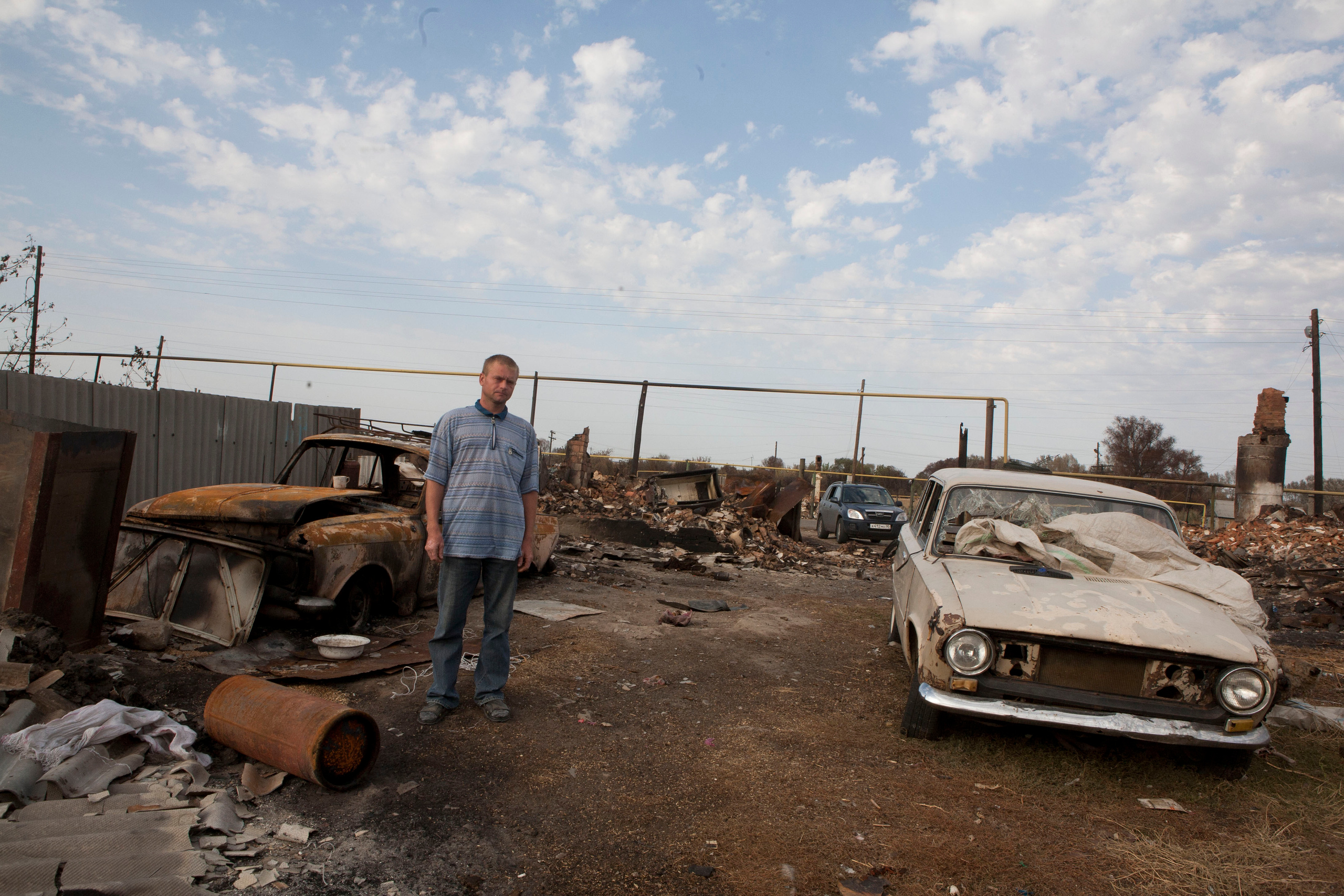 Травяные пожары. Фотограф Анна Барне