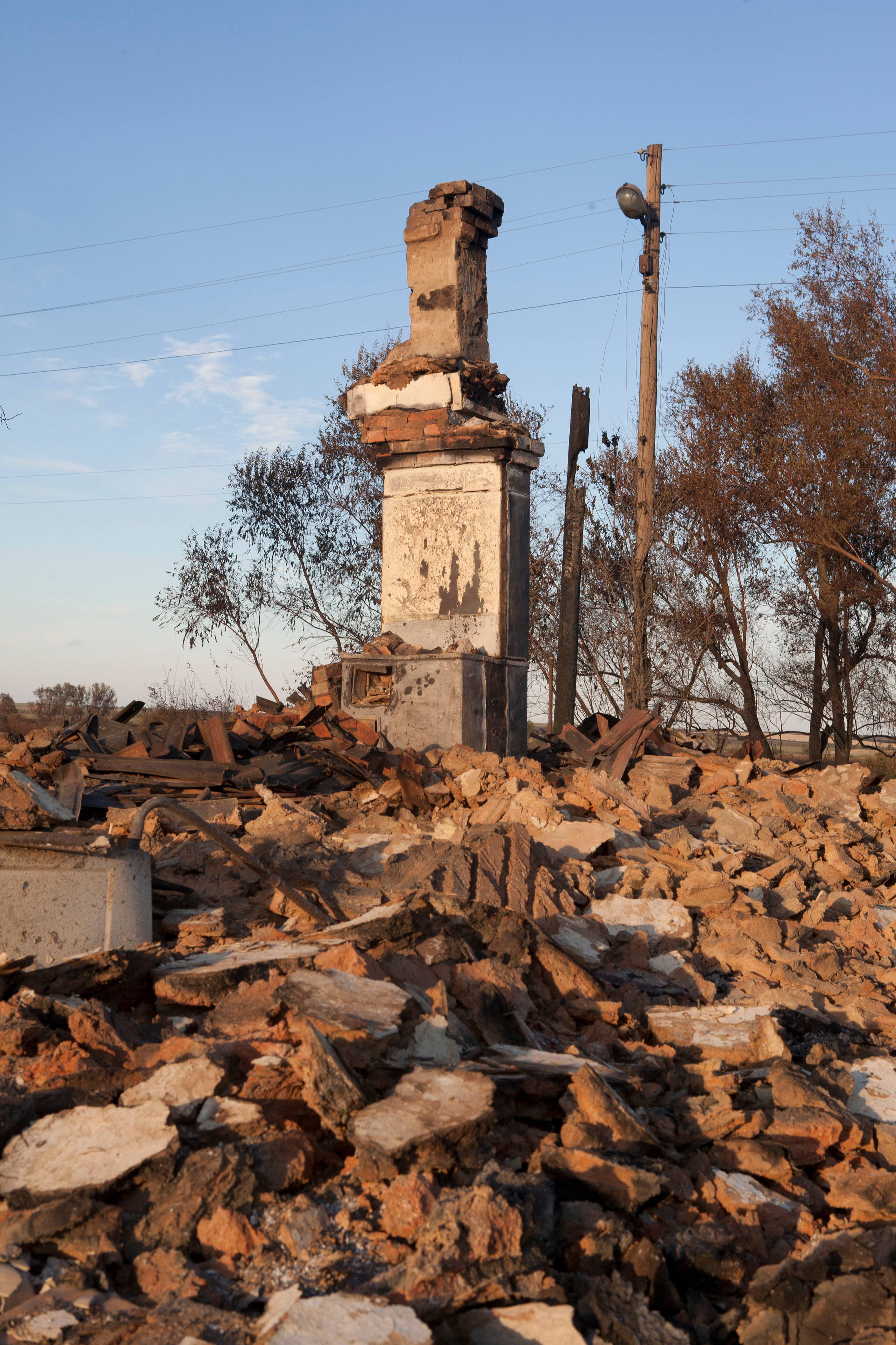 Травяные пожары. Фотограф Анна Барне