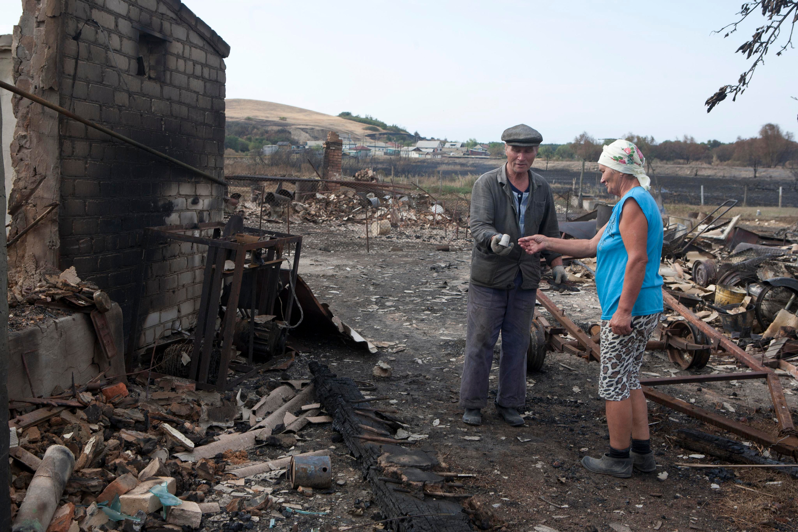 Травяные пожары. Фотограф Анна Барне
