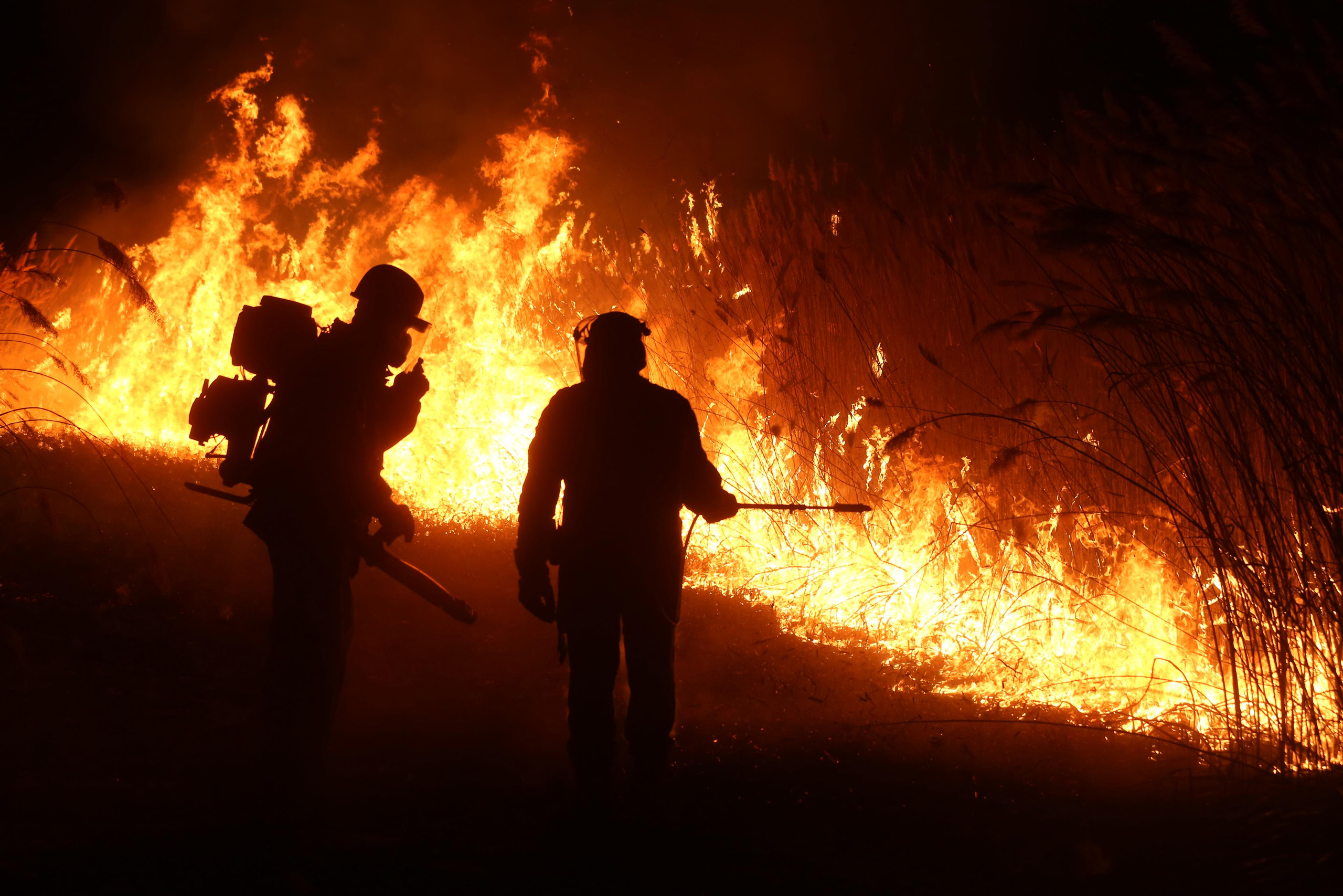 Травяные пожары. Фотограф Анна Барне