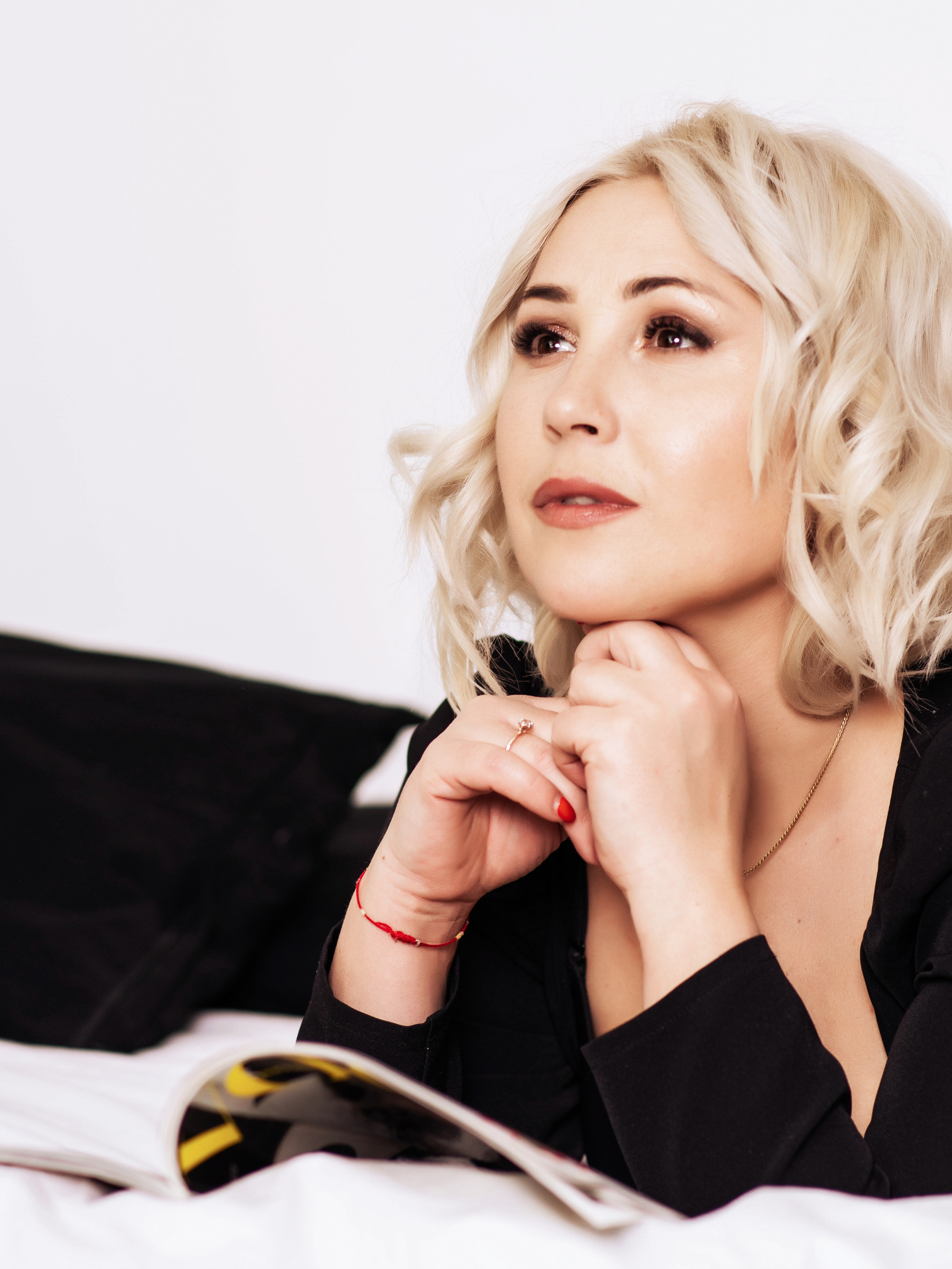 Женский портрет. Фотосессия в студии. Фотограф в Москве, Оксана Ребристая