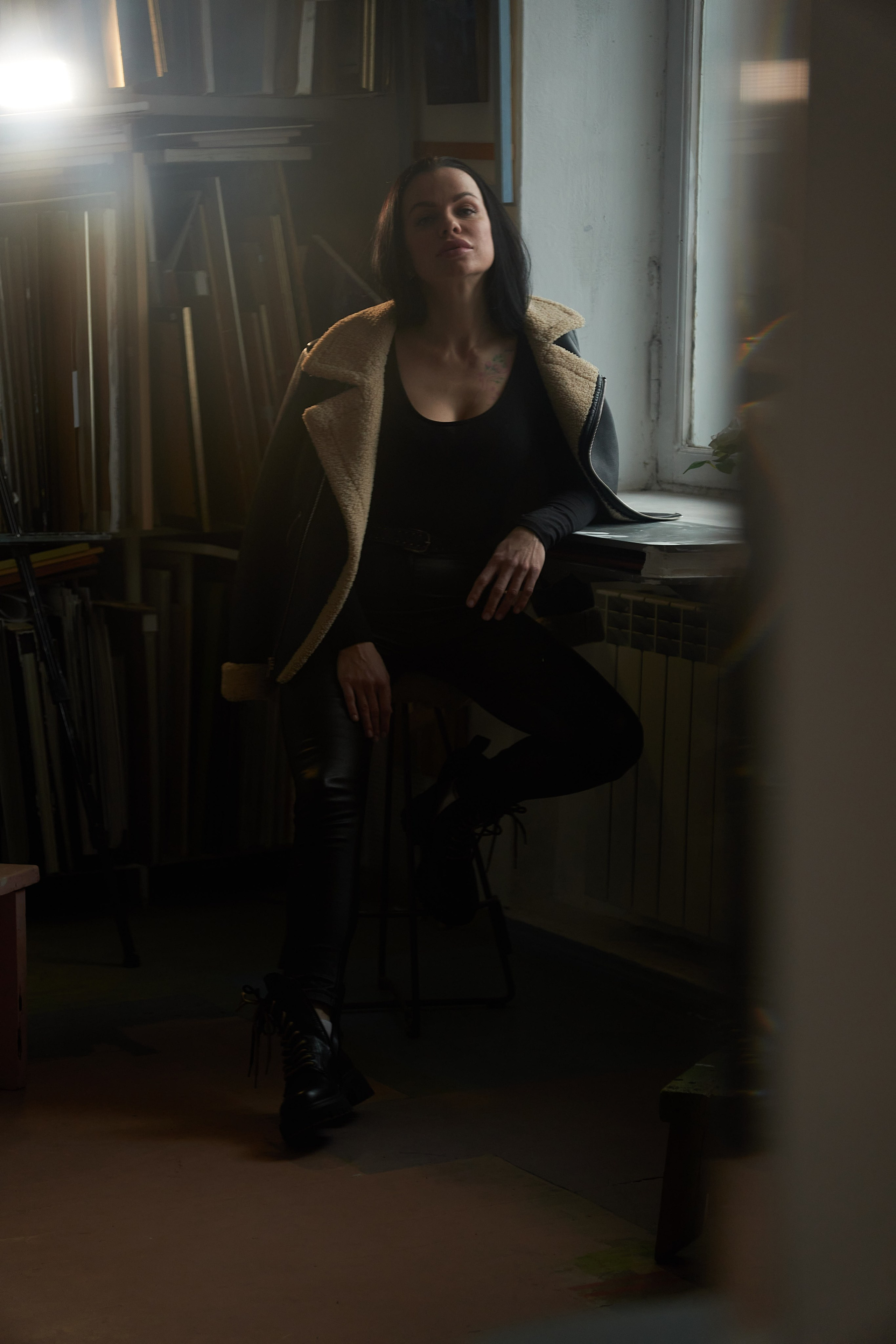 Женя в мастерской. Анна Катасонова