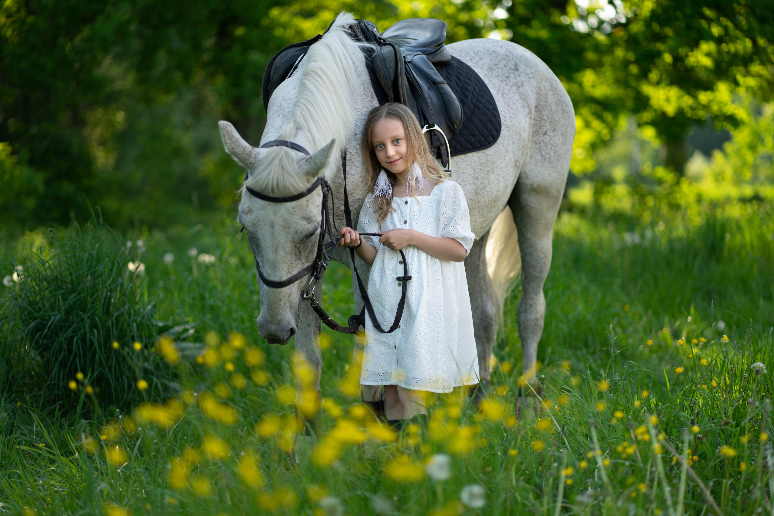 Дети и животные. Фотограф Светлана Белоусова