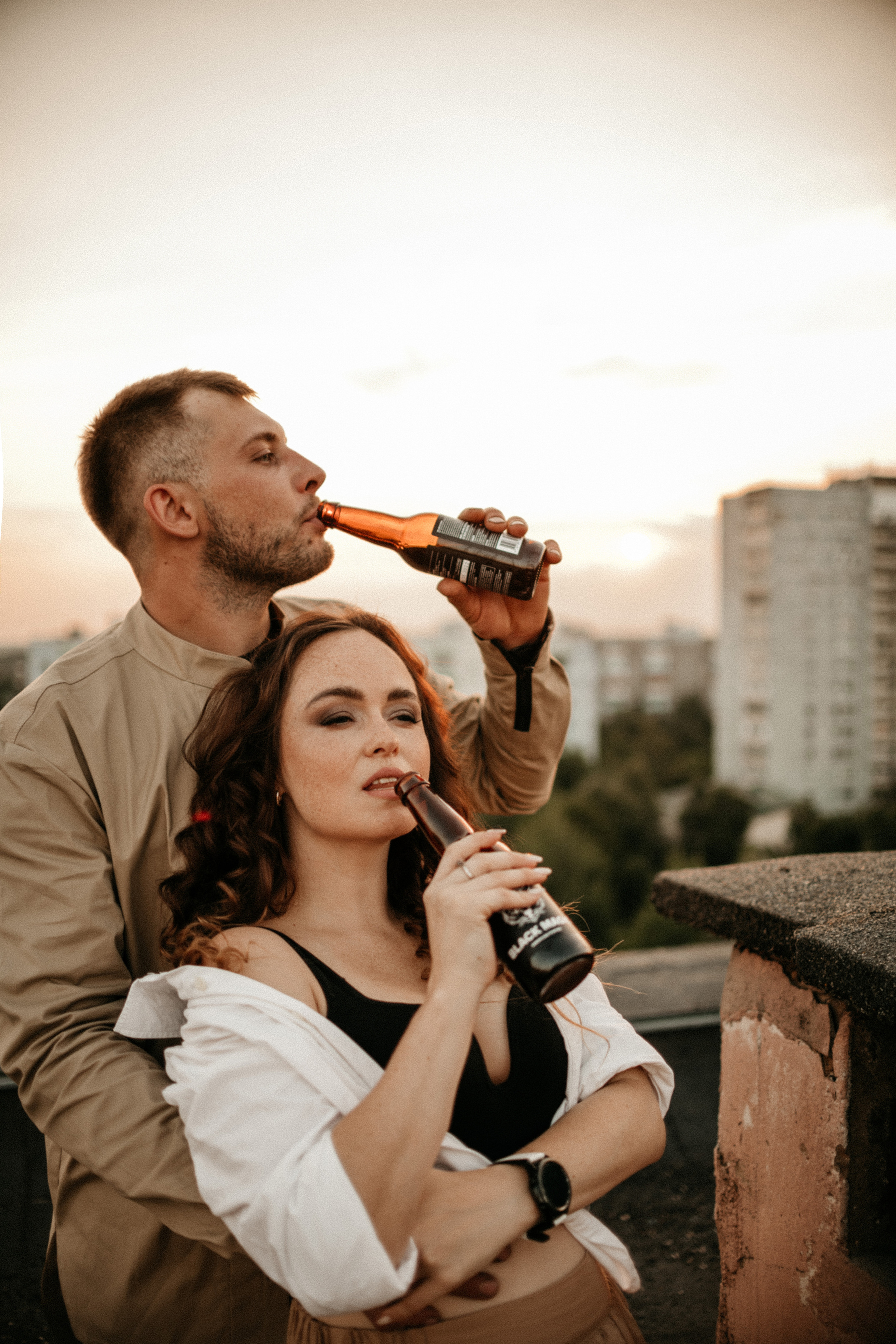 Двое на крыше. Lifestyle Фотограф Анастасия Донюшкина