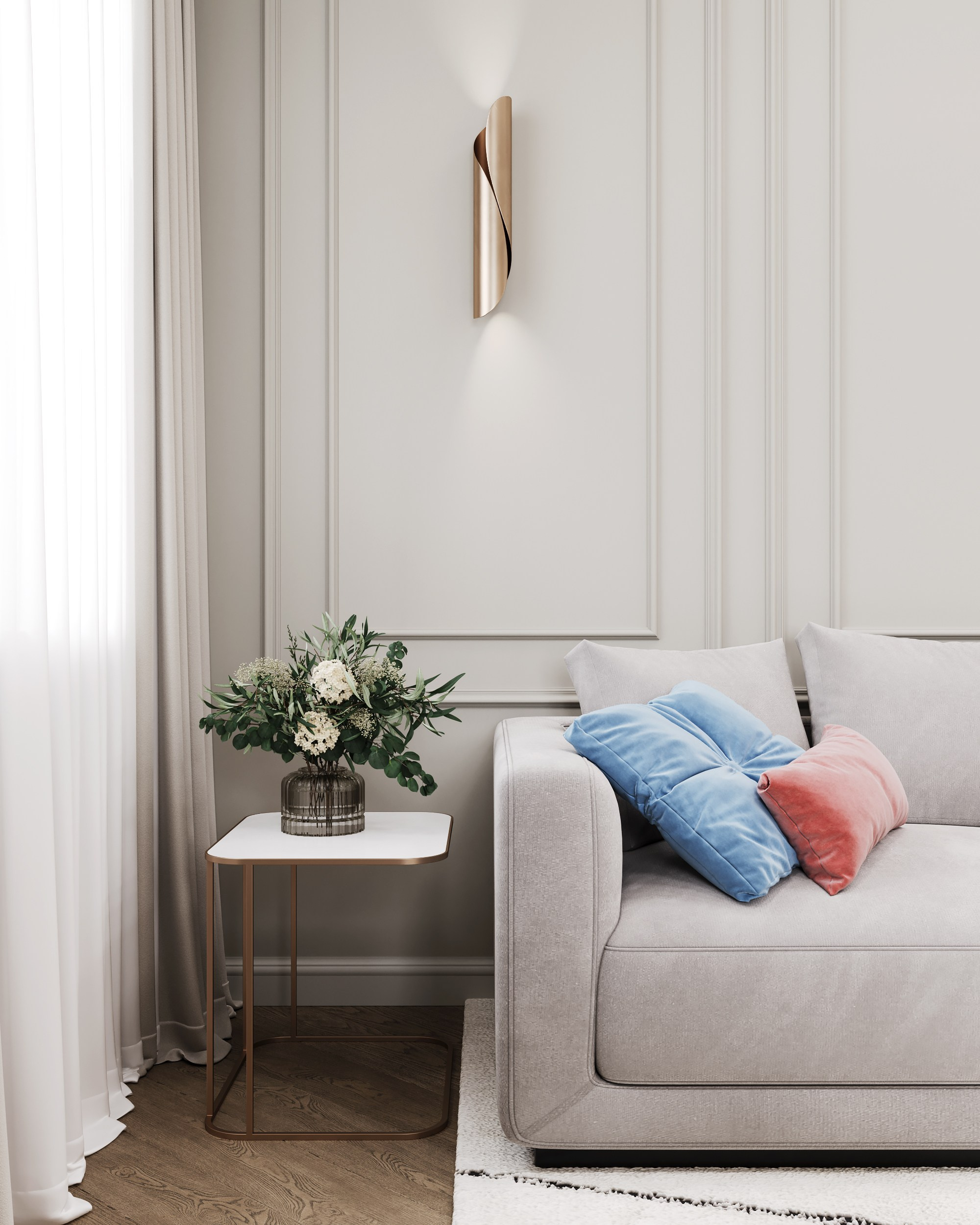 Color Classic. Дизайн интерьера | 3D визуализация | Миланская Марина