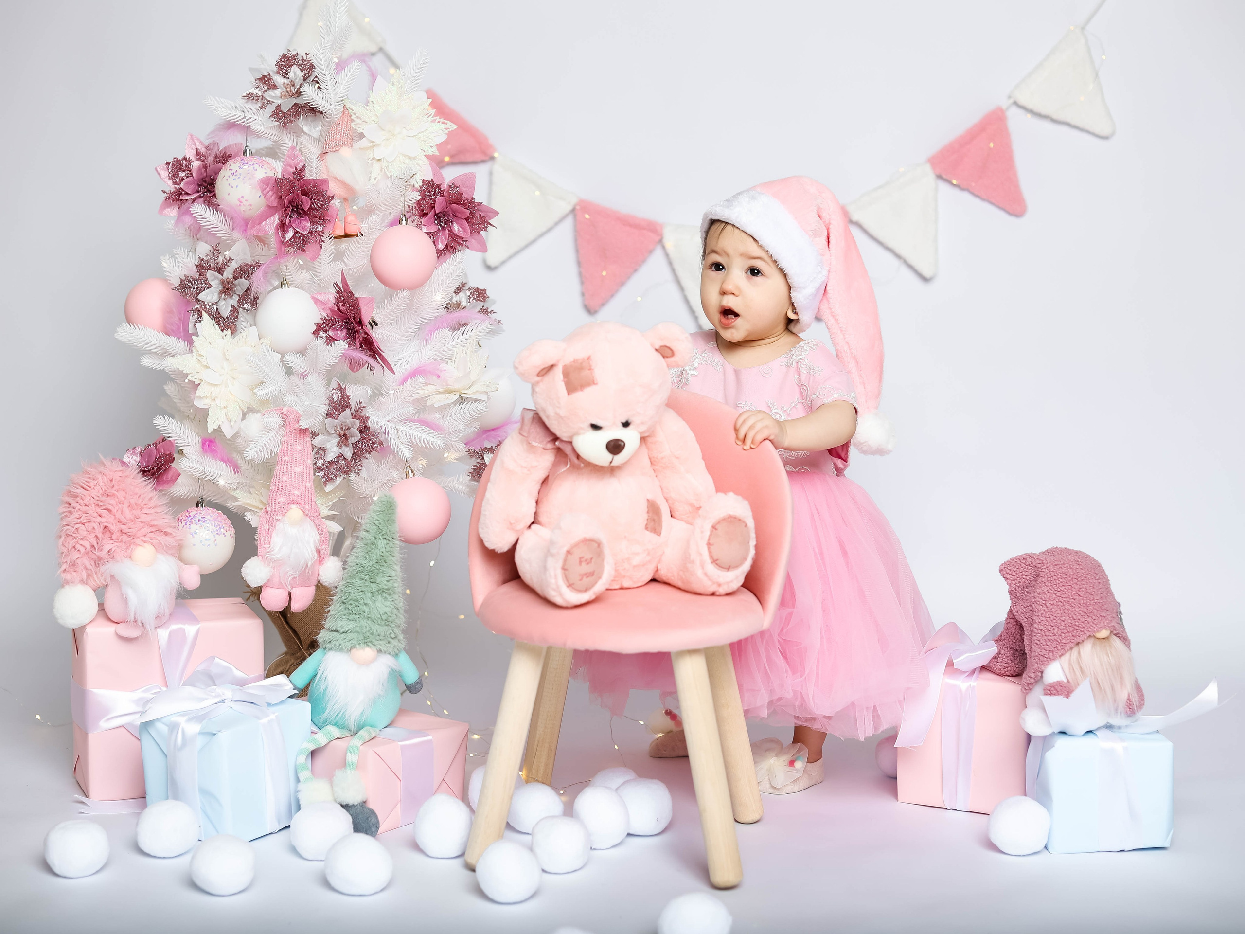 Новогодняя фотосессия на годик, два и три!. Семейный и детский фотограф Москва Елена Екимова 8926-895-38-86