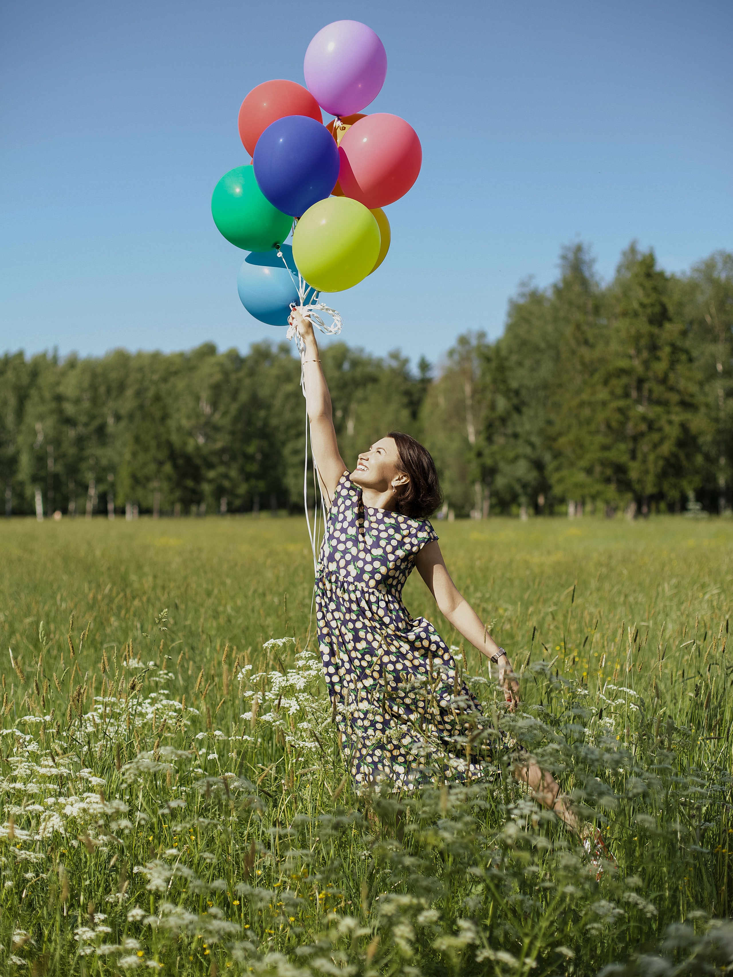 Ирина. С воздушными шарами. Фотограф в санкт-Петербурге Макиенко Анастасия