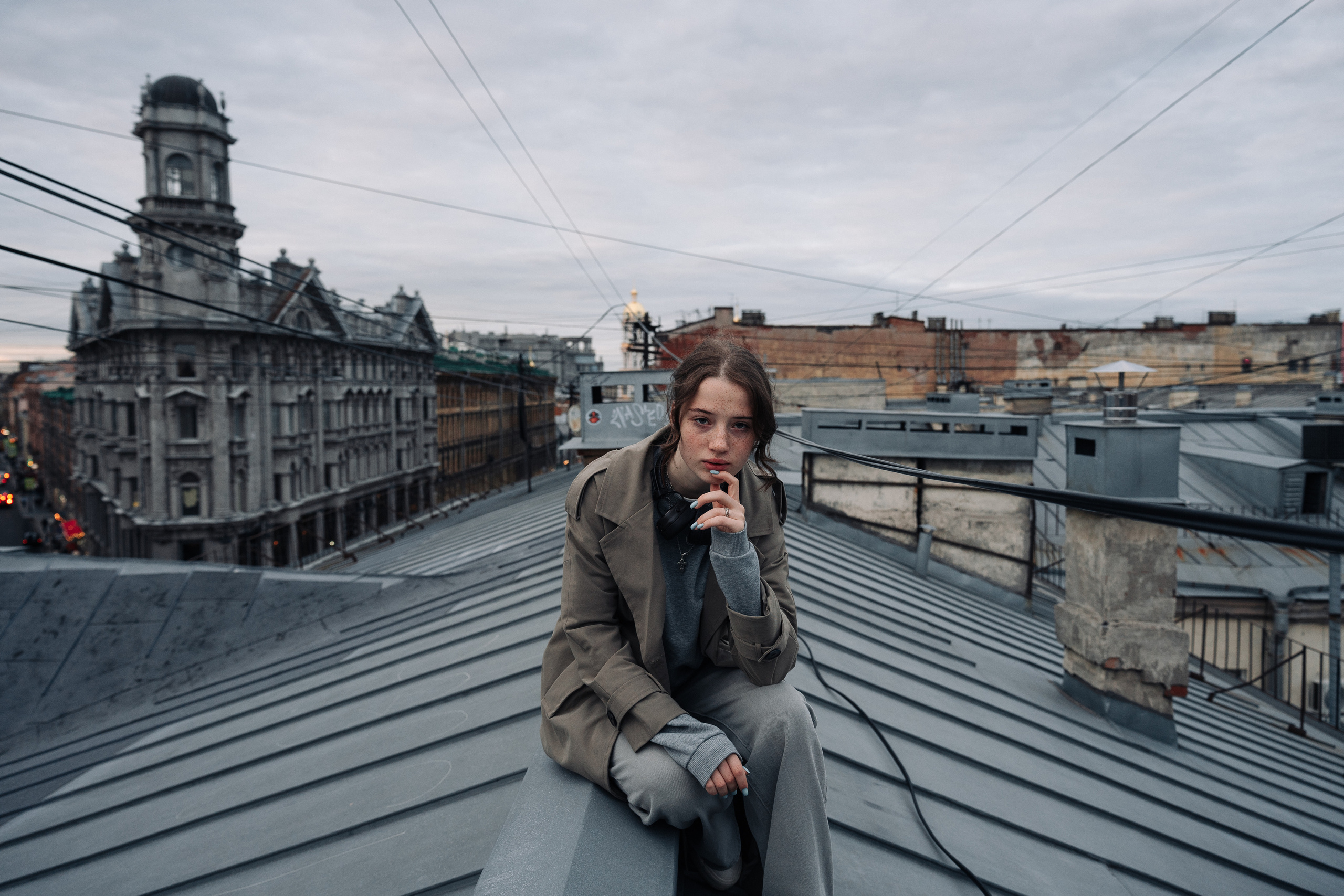 Питерские крыши. Ариана. Фотограф Всеволод Емелин
