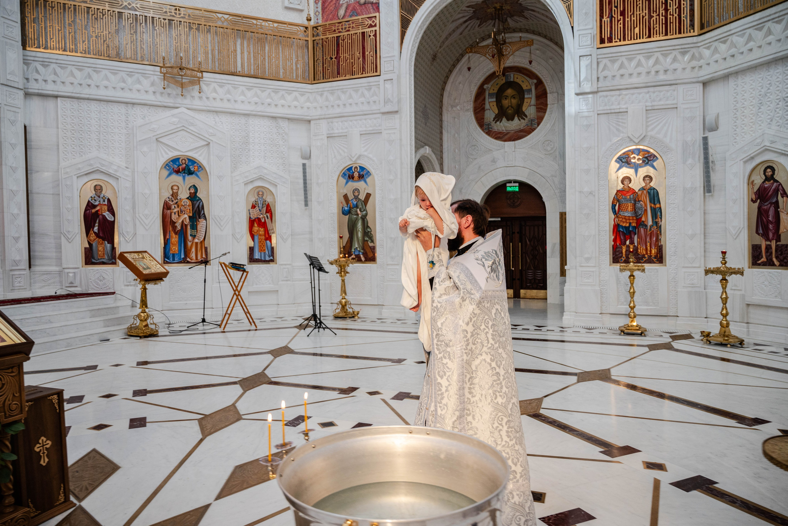 Крещение Олеся. Семейный и детский фотограф Москва