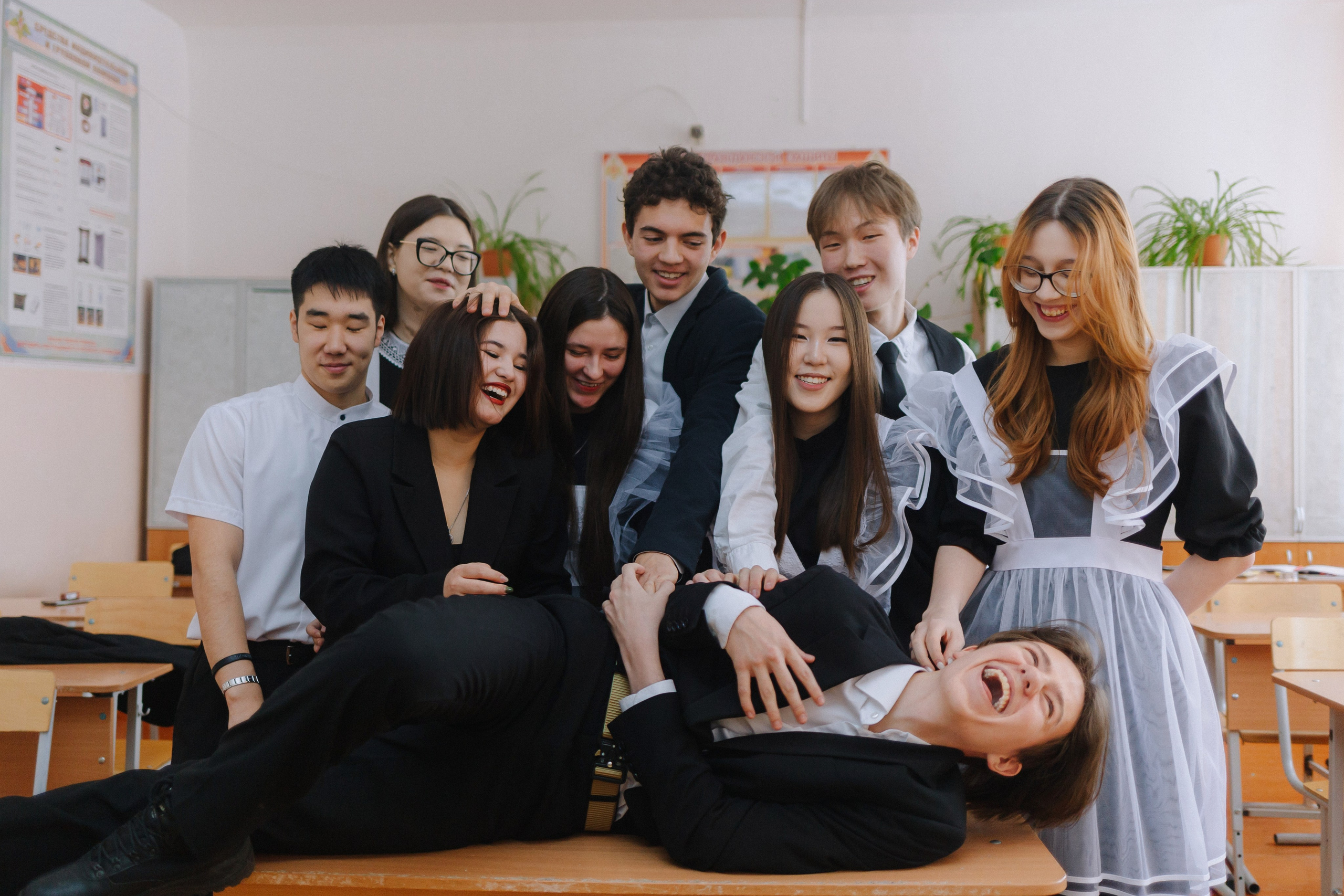 В школе. Фотограф Бурятия. Печать фотокниг