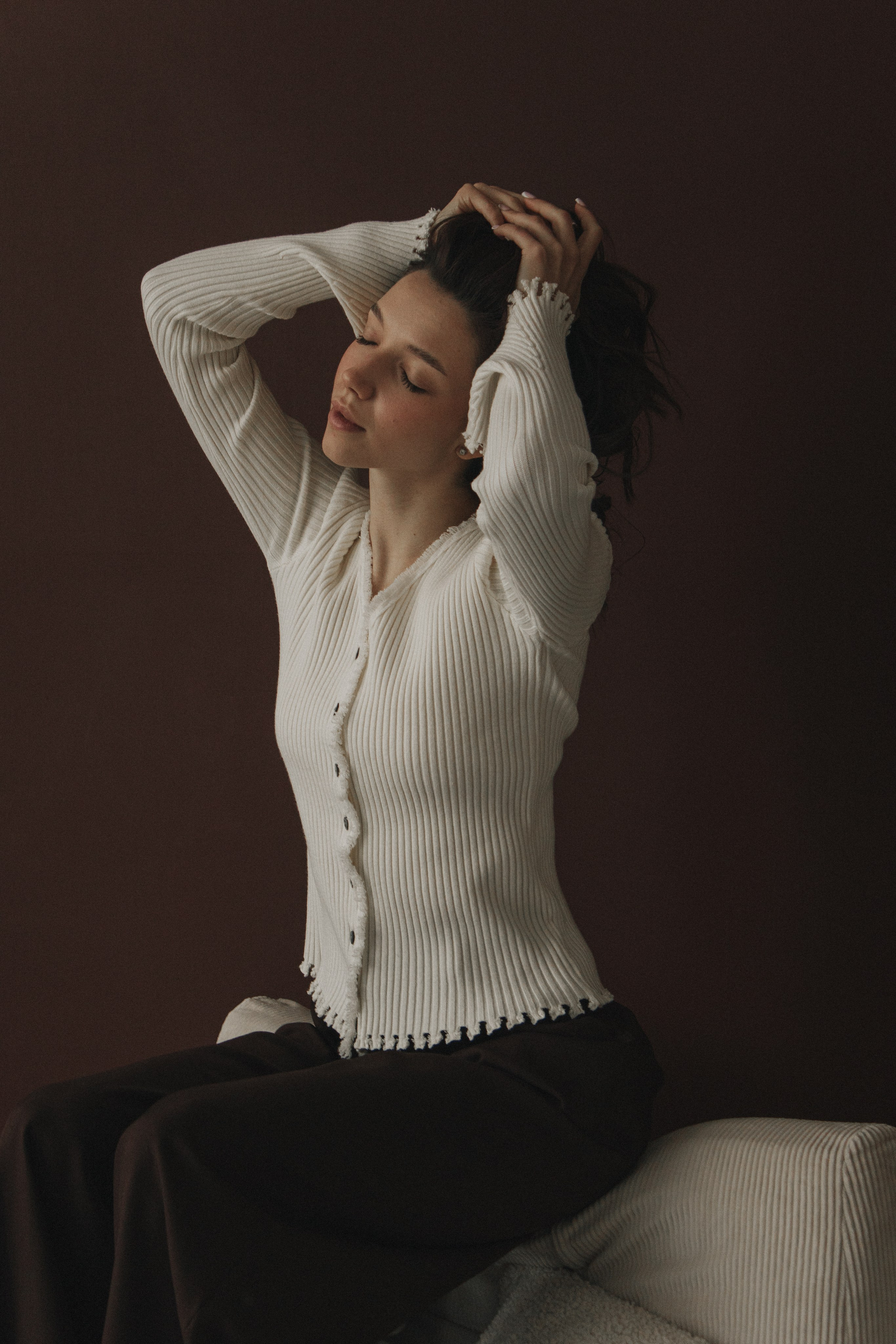 Софья. Весенняя фотосессия в студии. Семейный и женский фотограф Москва Юлия Левада