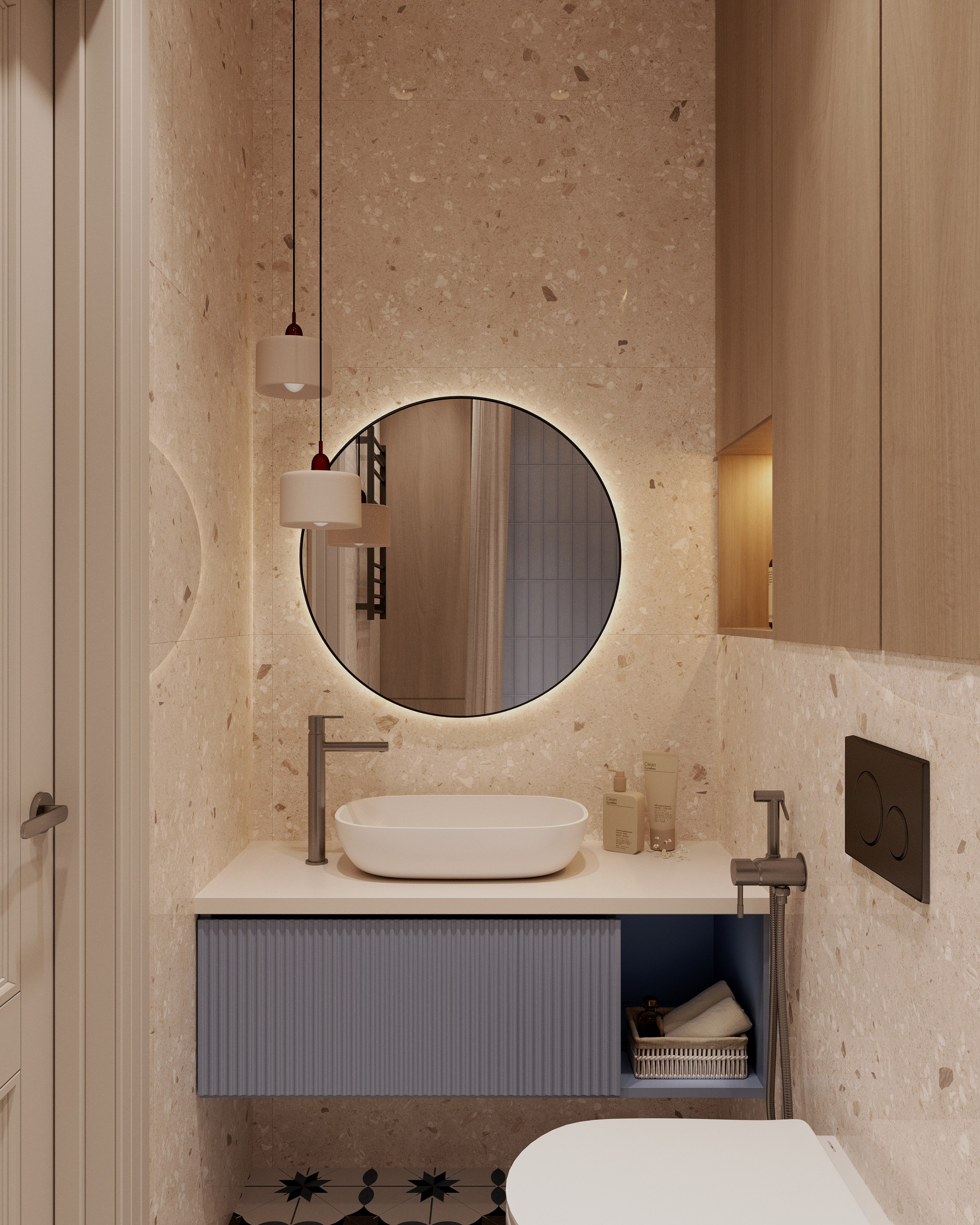 ЖК «Римский, 77.6 м². Мария Воропаева | Дизайн интерьера под ключ Москва и МО