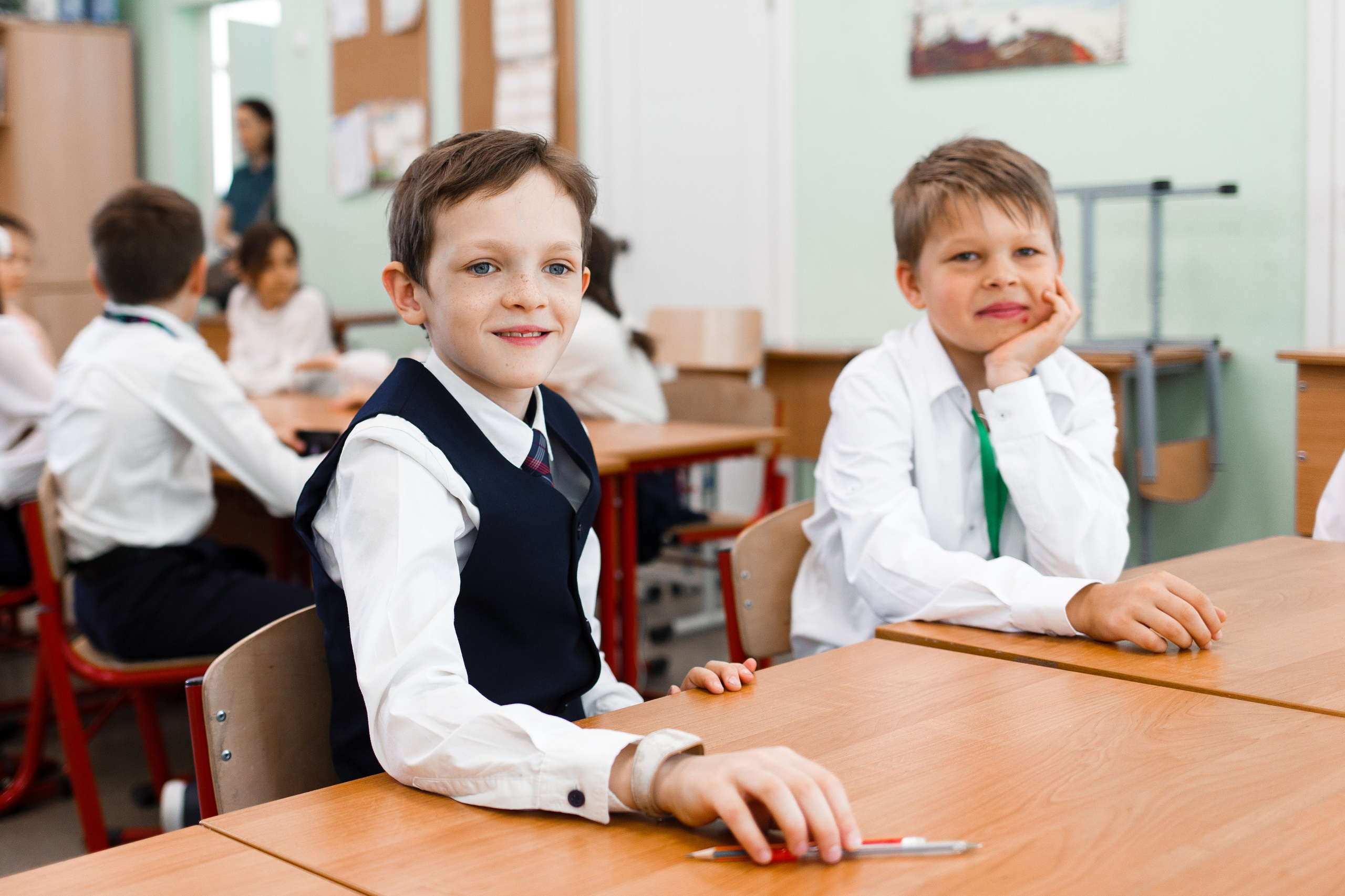 Школьная фотосъемка 3-го класса. Репортажный фотограф Борис Геер