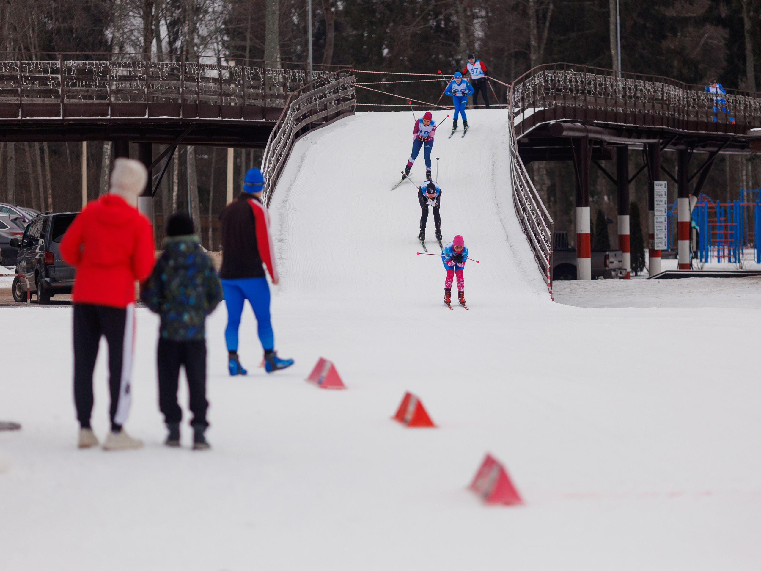 Фотосъемка лыжной гонки. Репортажный фотограф Борис Геер