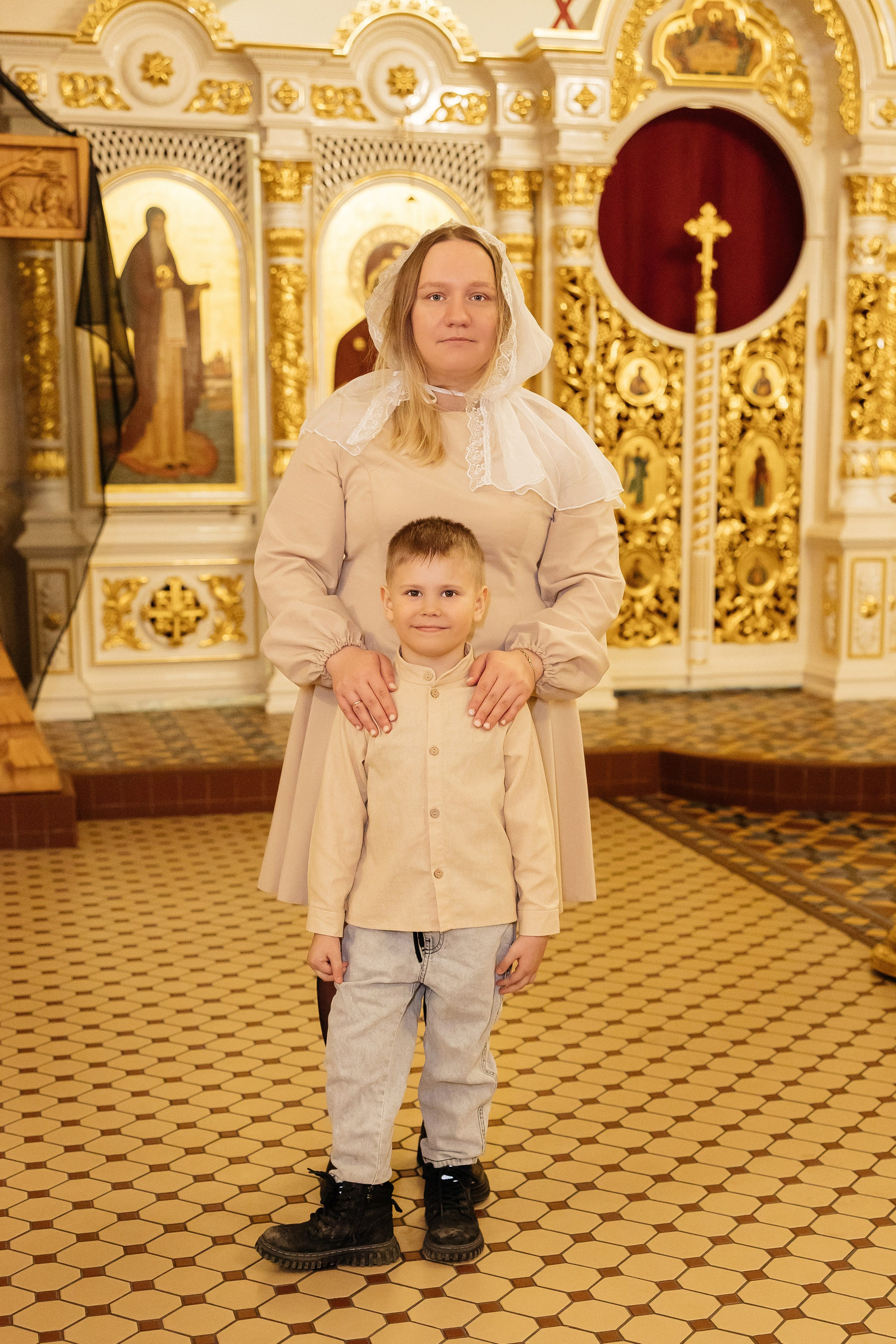 Таинство Крещения Максима и Александра. Храм Покрова Пресвятой Богородицы