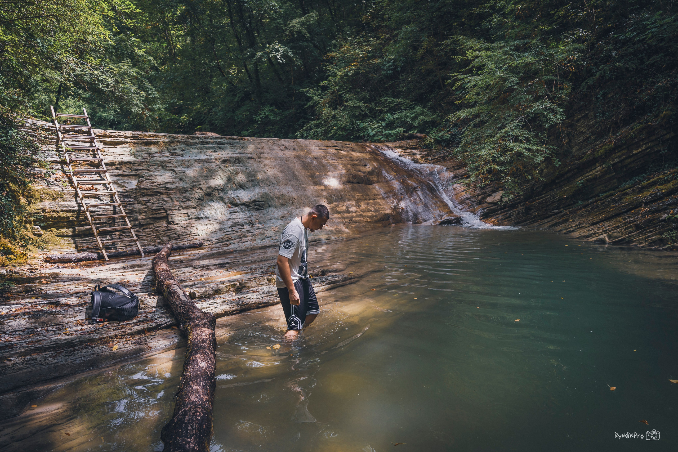 Поход на водопады Куаго с командой Мадьяр 23.07.24. Репортажный фотограф в Краснодаре Рындин Дмитрий