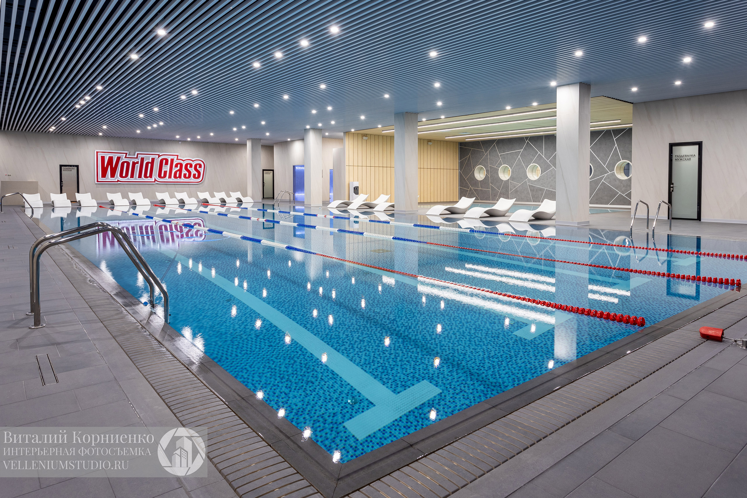 Фотосъемка фитнес клуба World Class Анапа. Интерьерный фотограф Краснодар: профессионально по доступным ценам