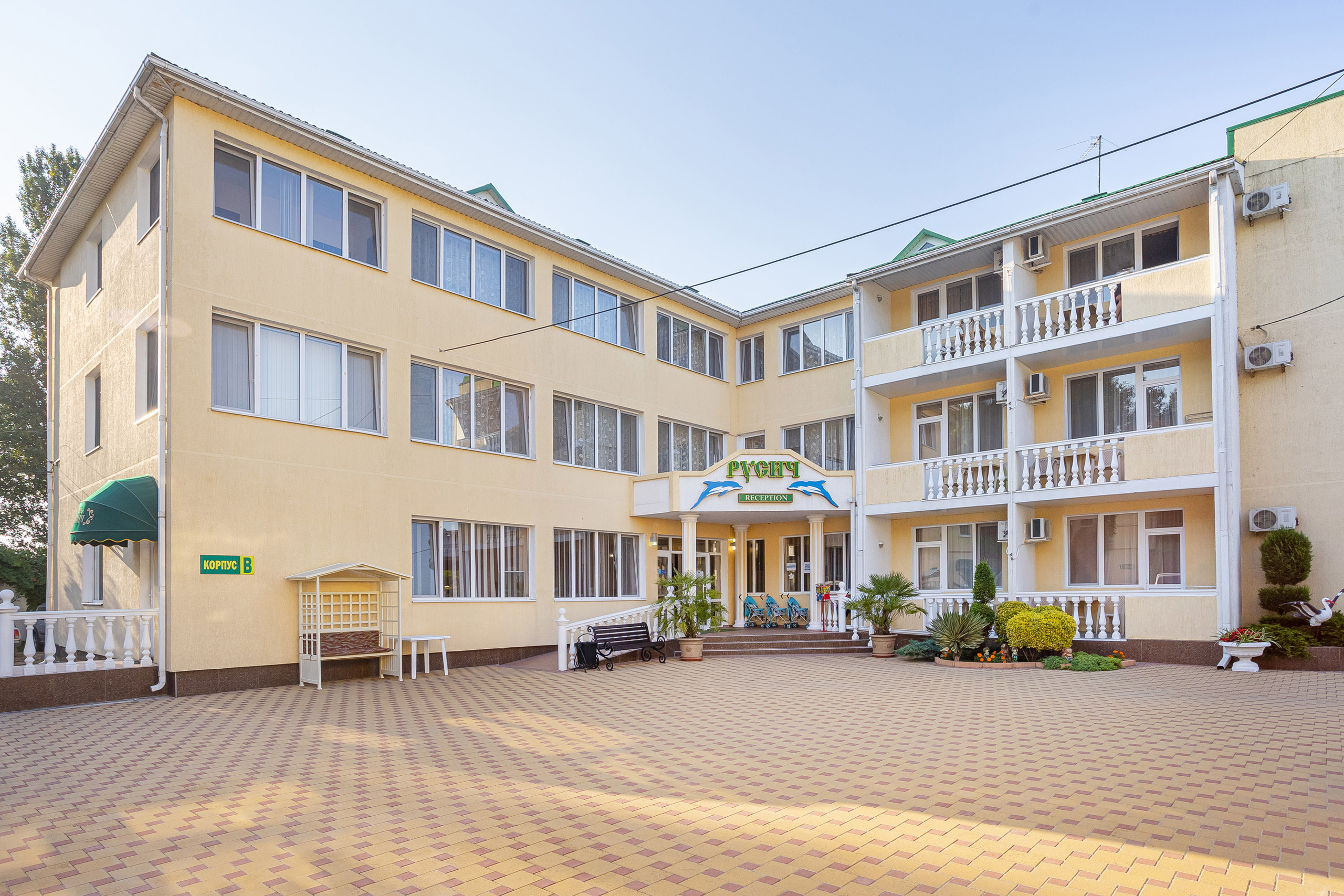 ГК «РУСИЧ» — Гостиничный комплекс Русич. г. Анапа. Интерьерный фотограф Краснодар: профессионально по доступным ценам