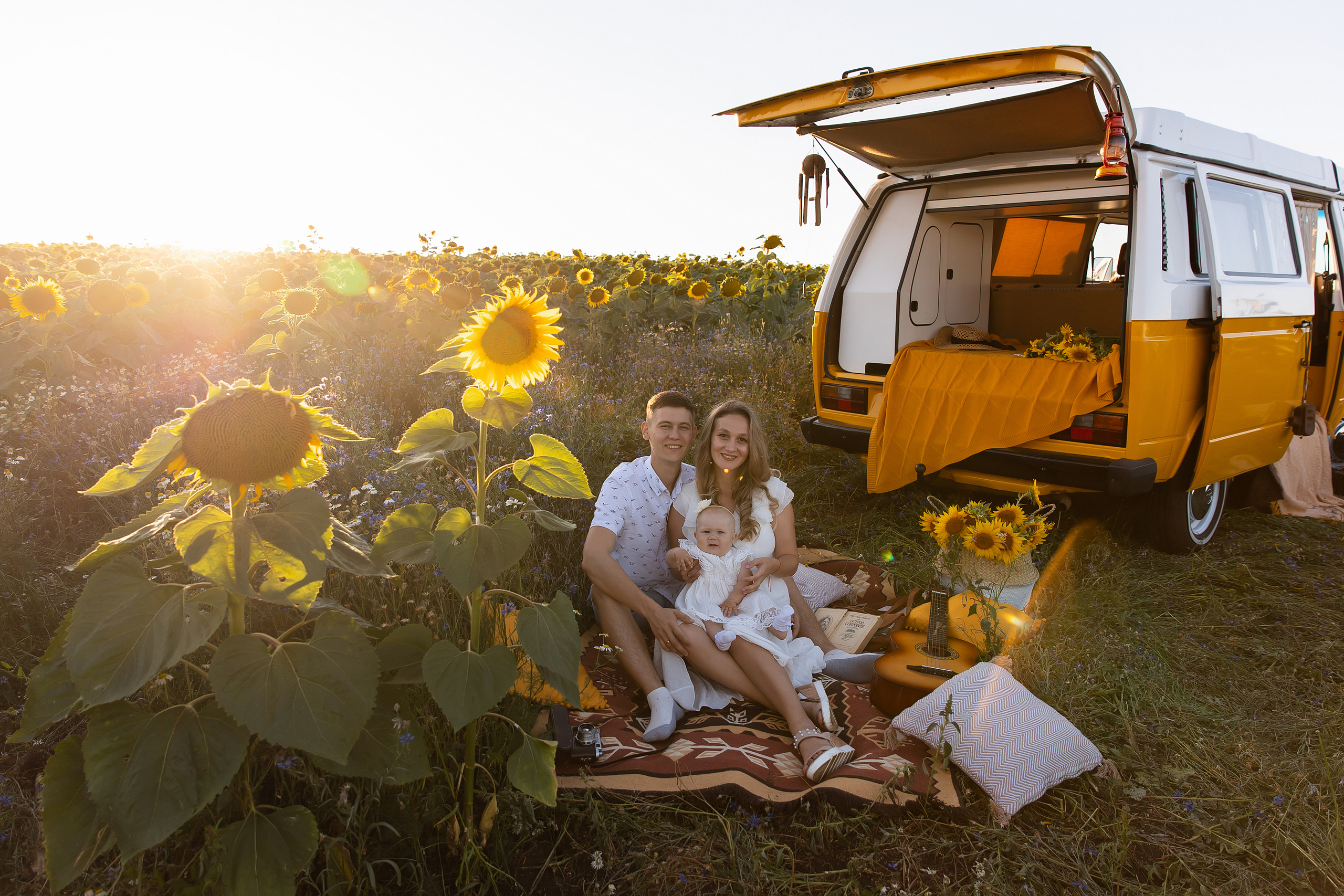 Подсолнухи. Свадебный и семейный фотограф у Уфе Евгения Сазонова