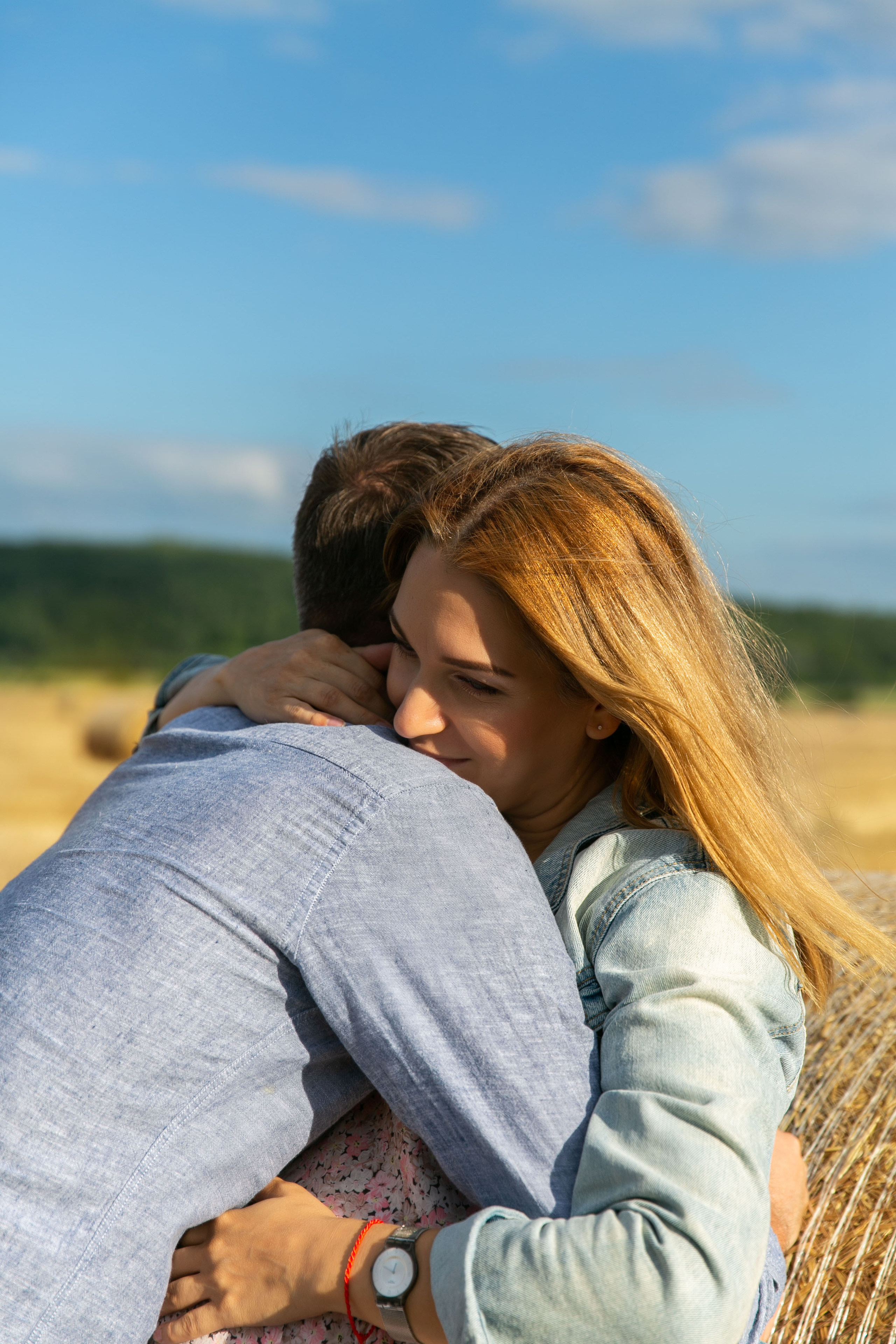 В поле. Свадебный и семейный фотограф у Уфе Евгения Сазонова