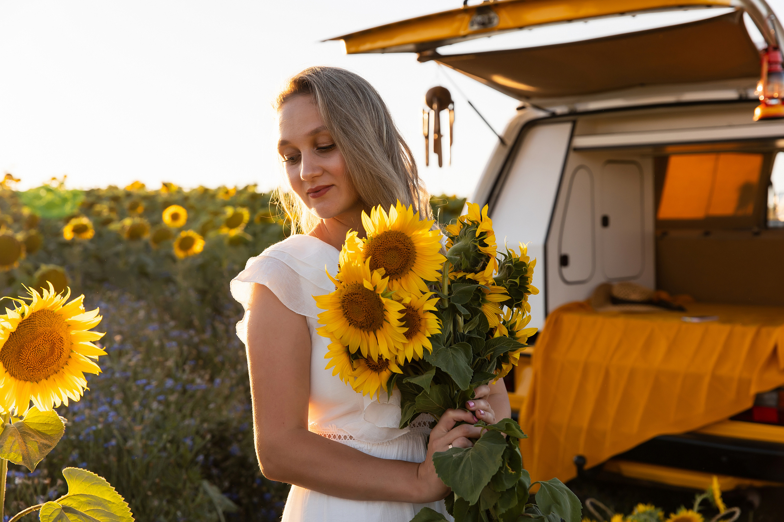 Подсолнухи. Свадебный и семейный фотограф у Уфе Евгения Сазонова