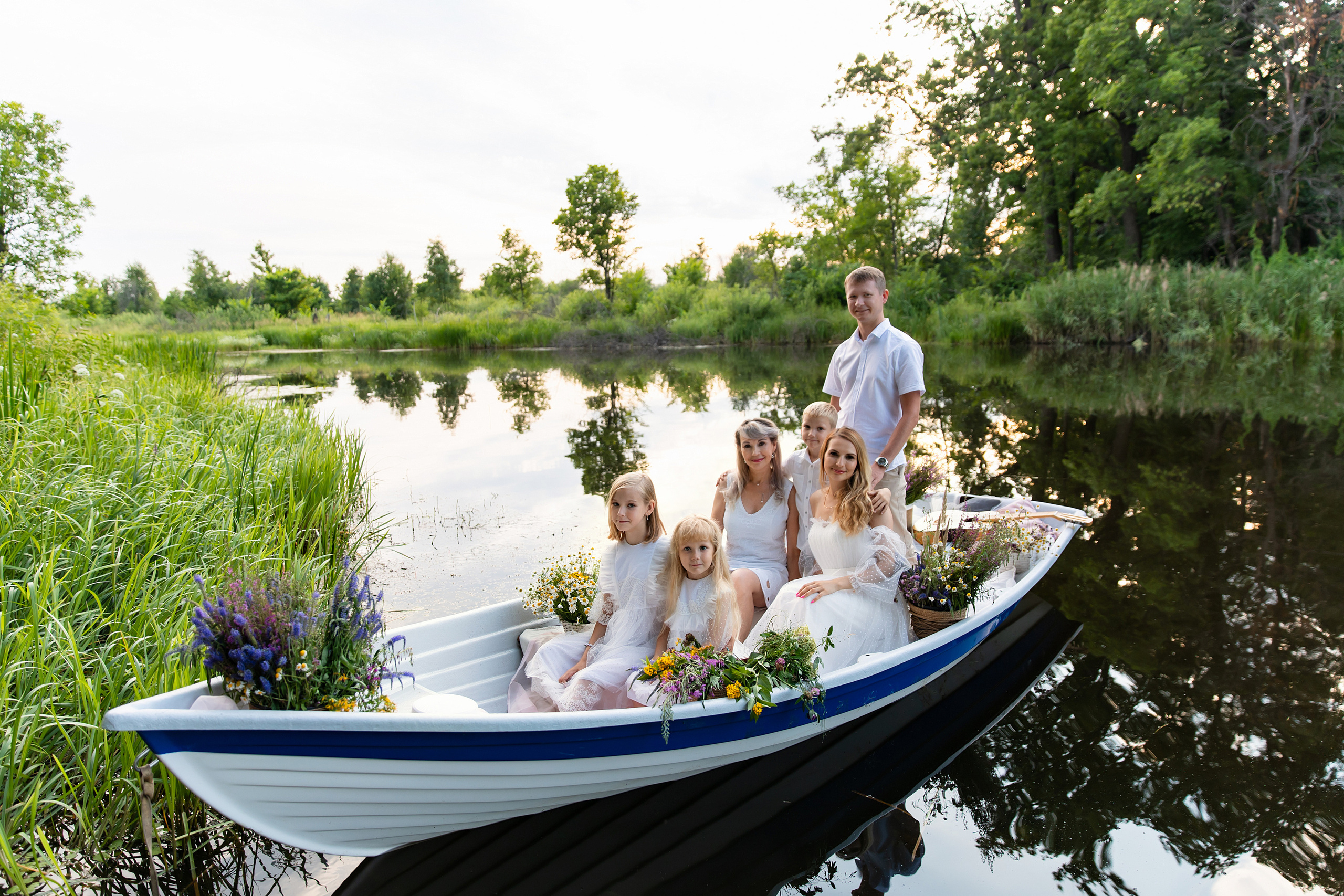 Лодка. Свадебный и семейный фотограф у Уфе Евгения Сазонова