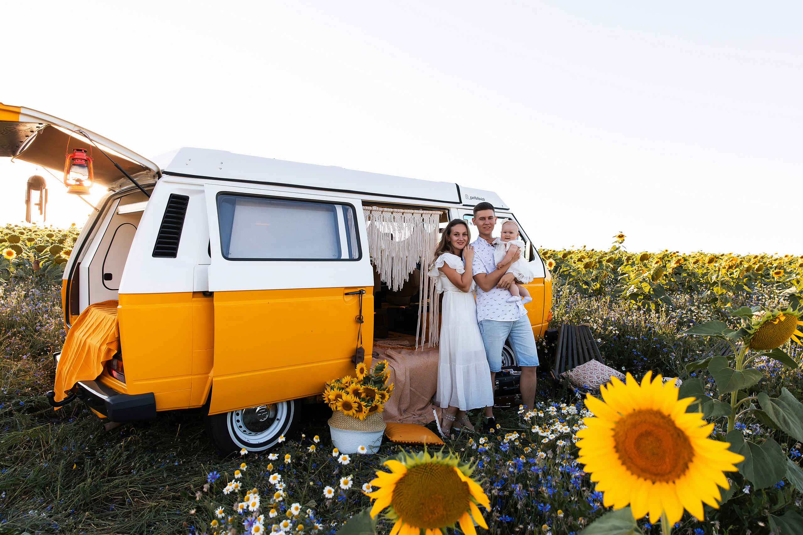 Подсолнухи. Свадебный и семейный фотограф у Уфе Евгения Сазонова